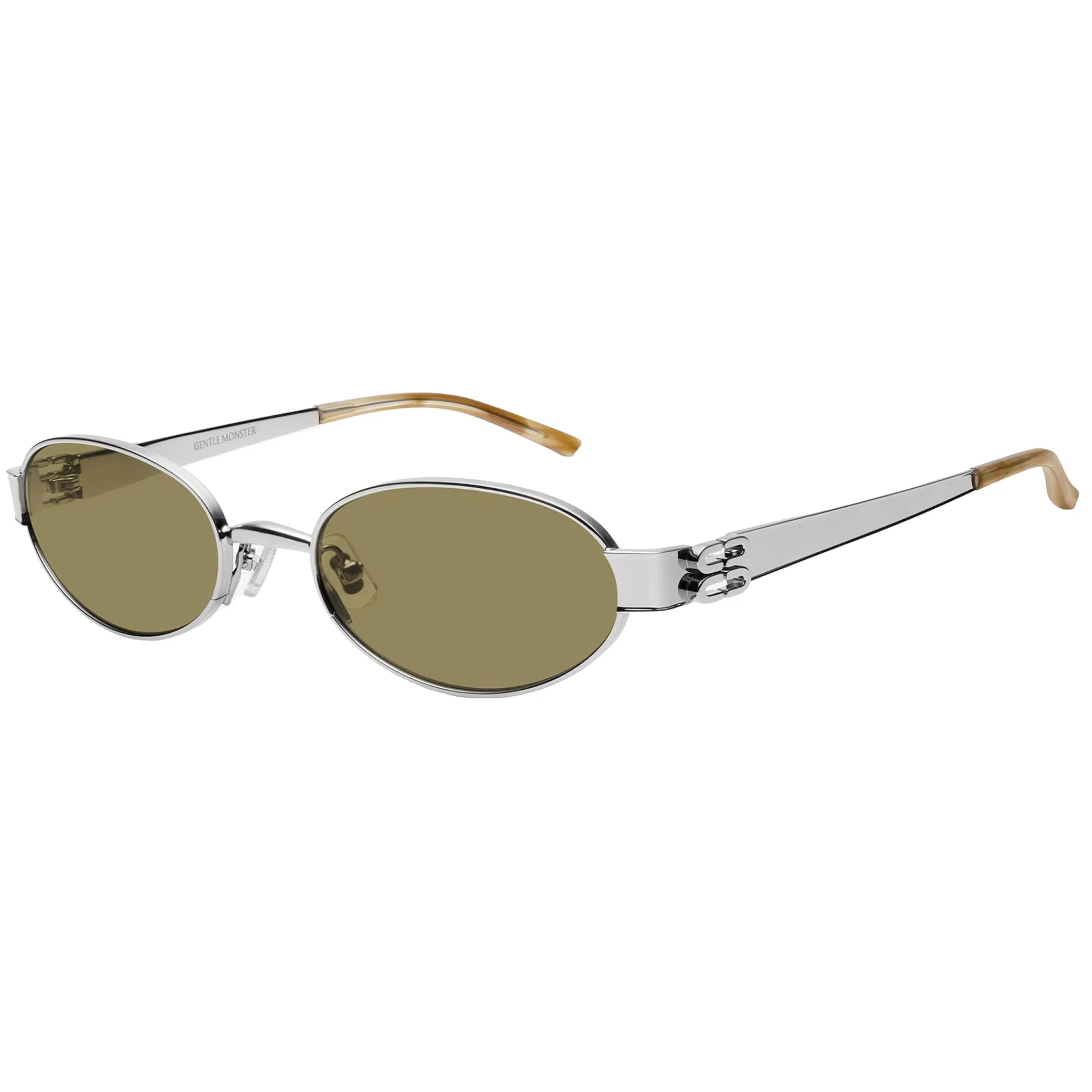 Очки Gentle Monster Cali 02(BR) "Silver / Brown" | Farsel