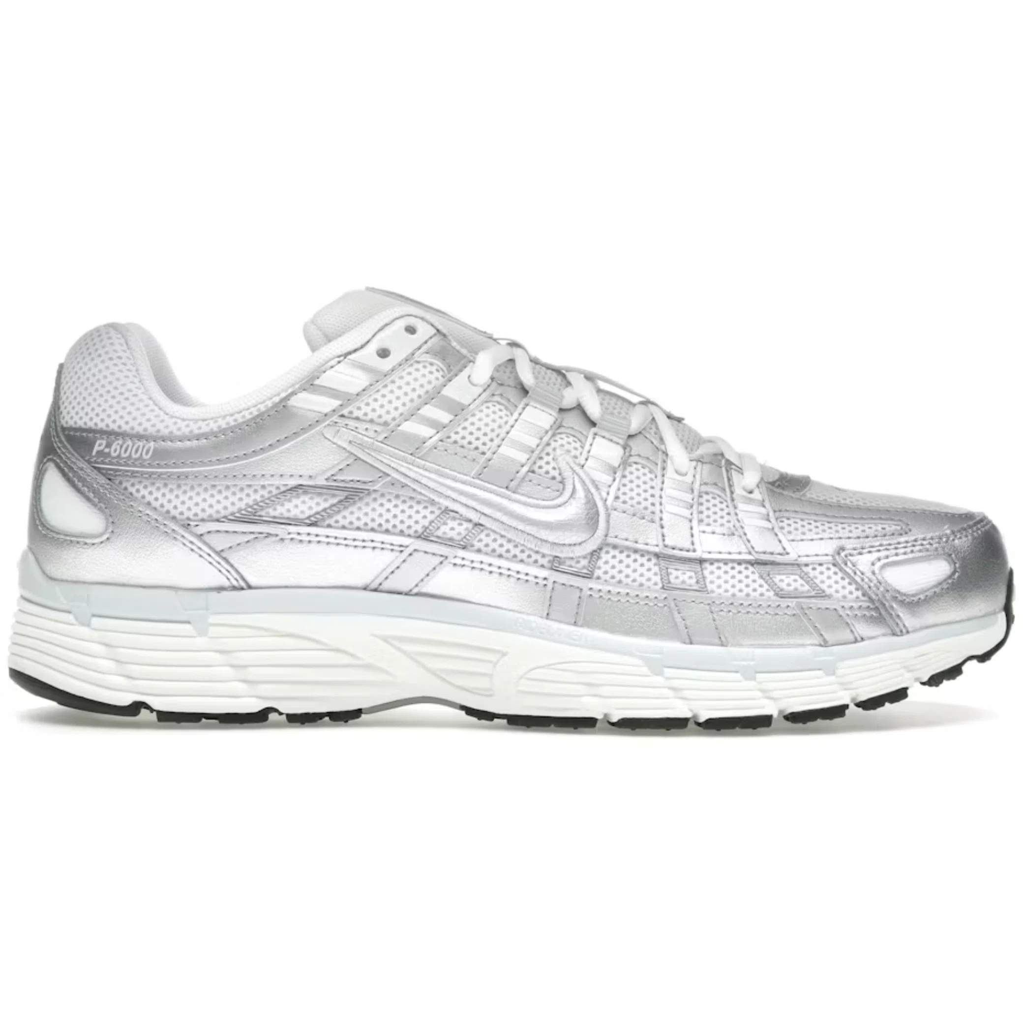 Кроссовки Nike P-6000 "White Blue Tint Sail Metallic Silver" | Farsel