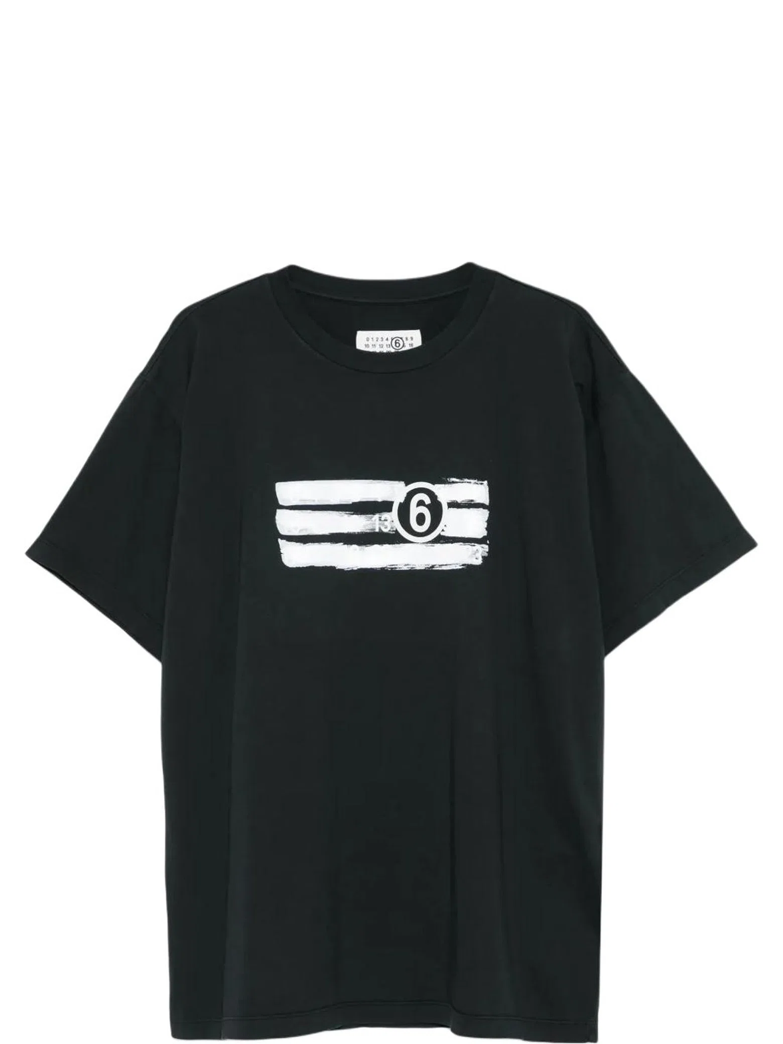 Футболки Maison Margiela MM6 Numeric Crewneck T-Shirt "Black" | Farsel