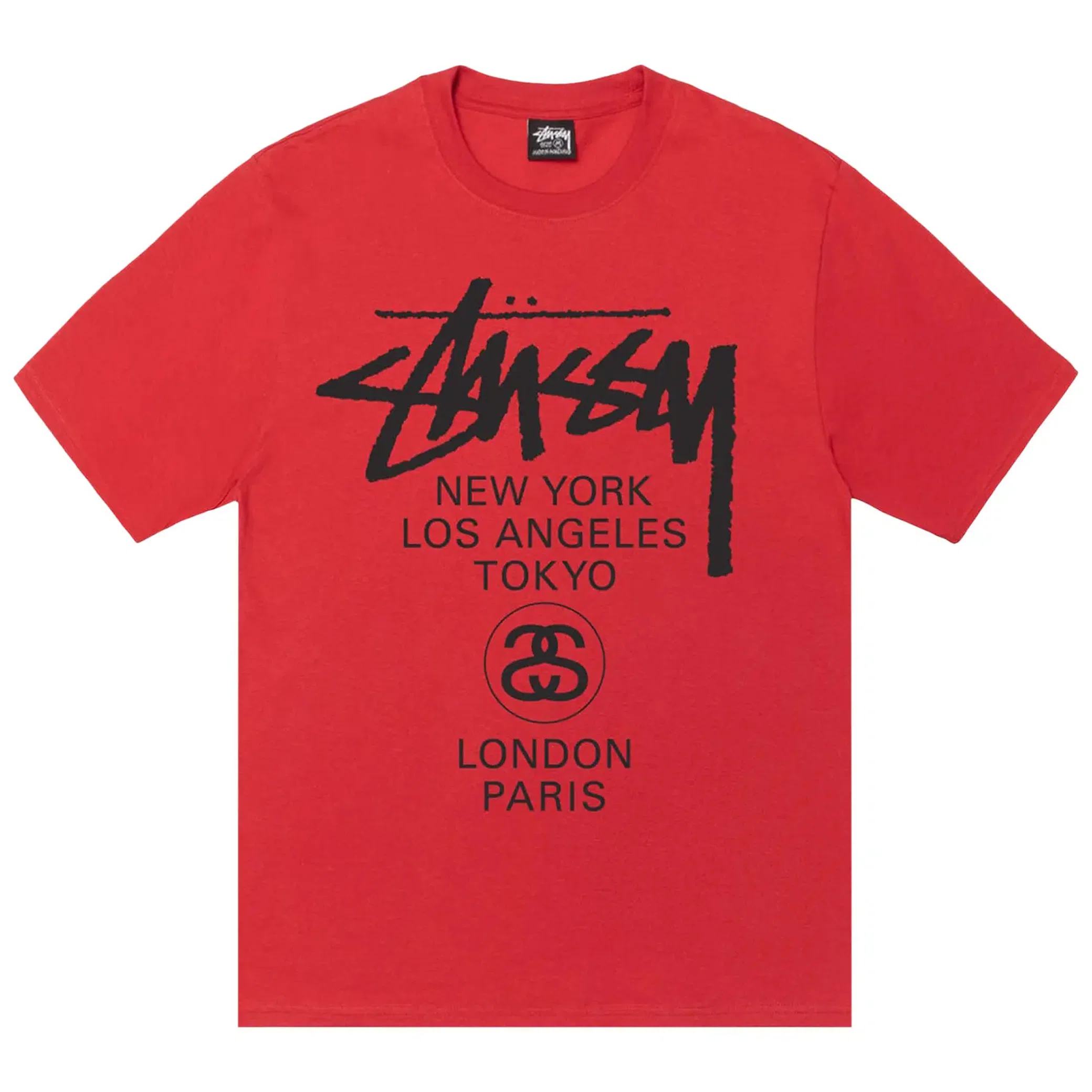 Футболки Stussy World Tour Tee "Cayenne" | Farsel