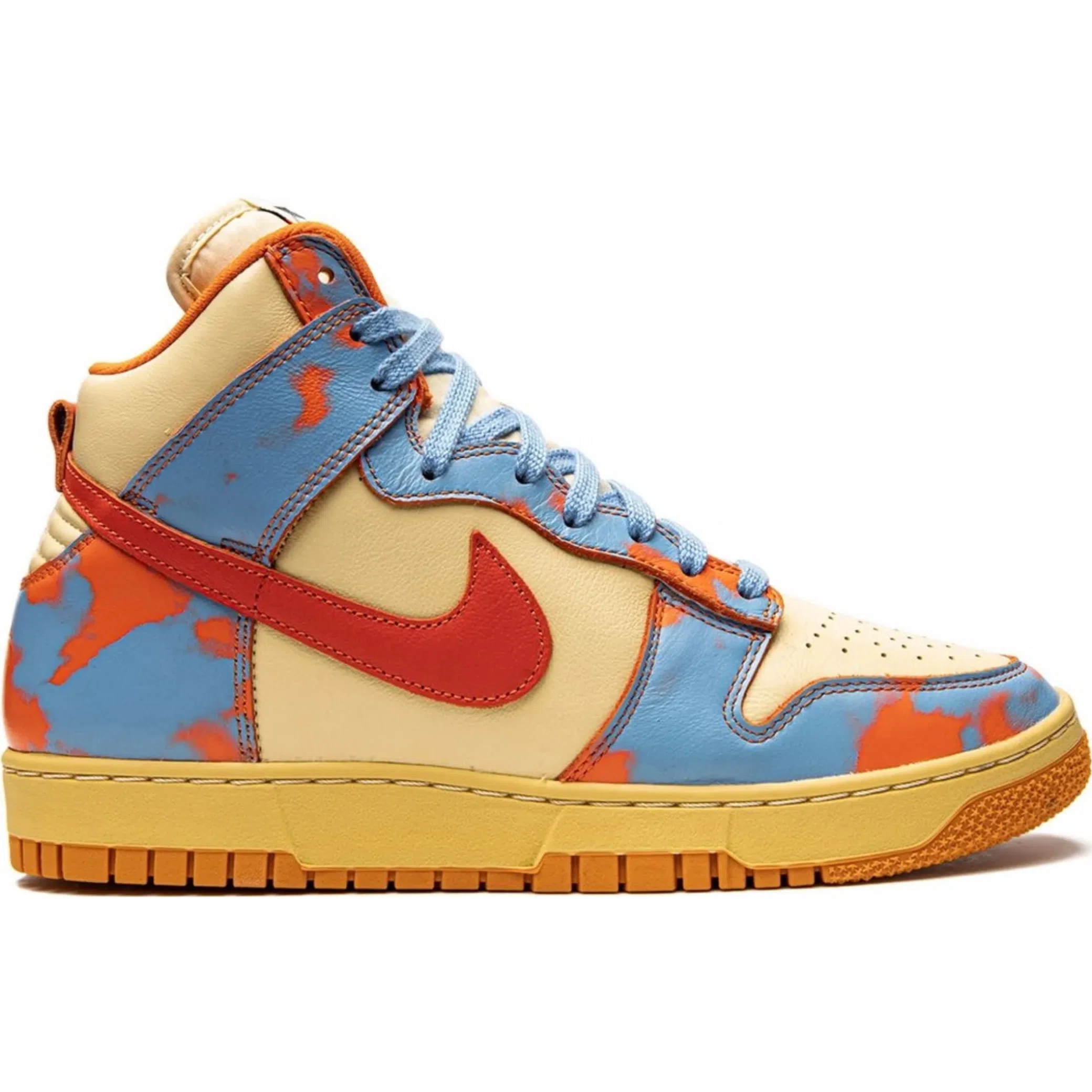 Кроссовки Nike Dunk High "1985 Orange Acid Wash" | Farsel