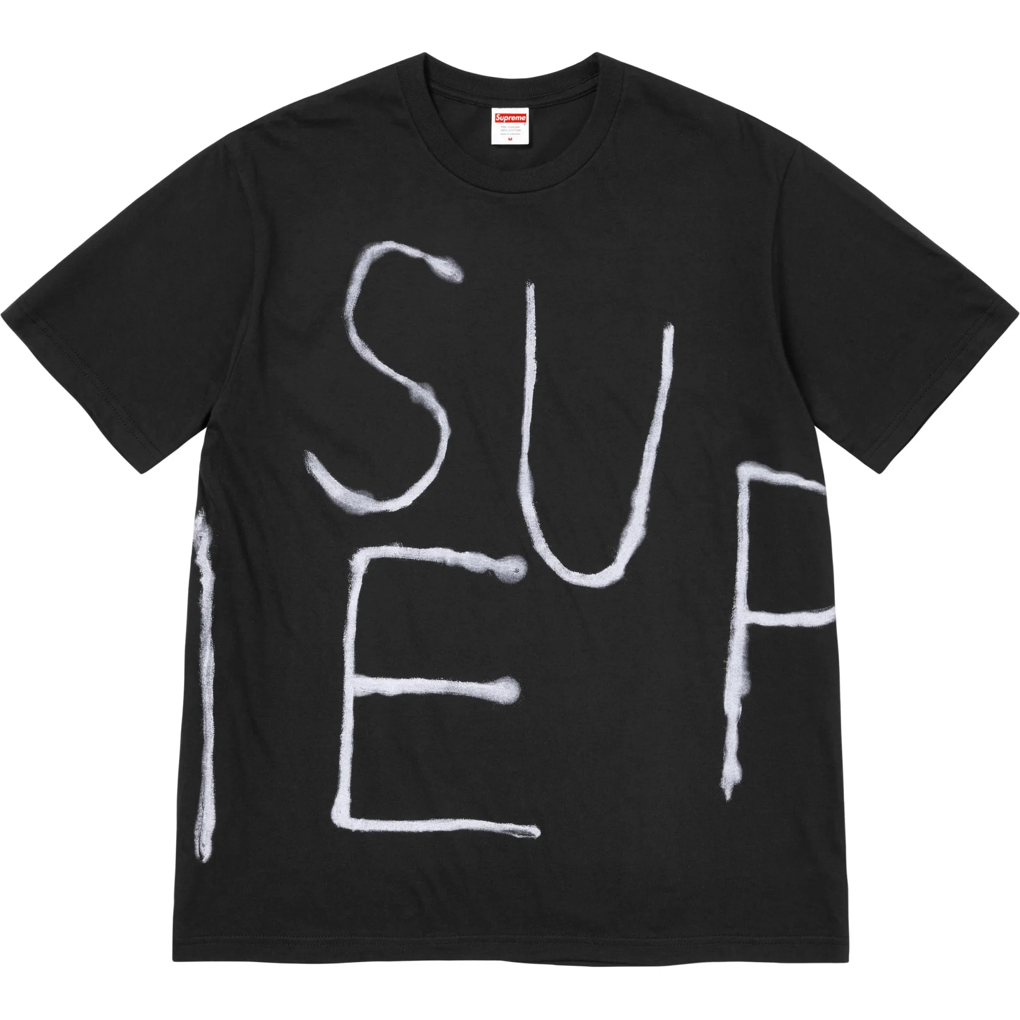 Футболки Supreme SS25 Painted Tee "Black" | Farsel