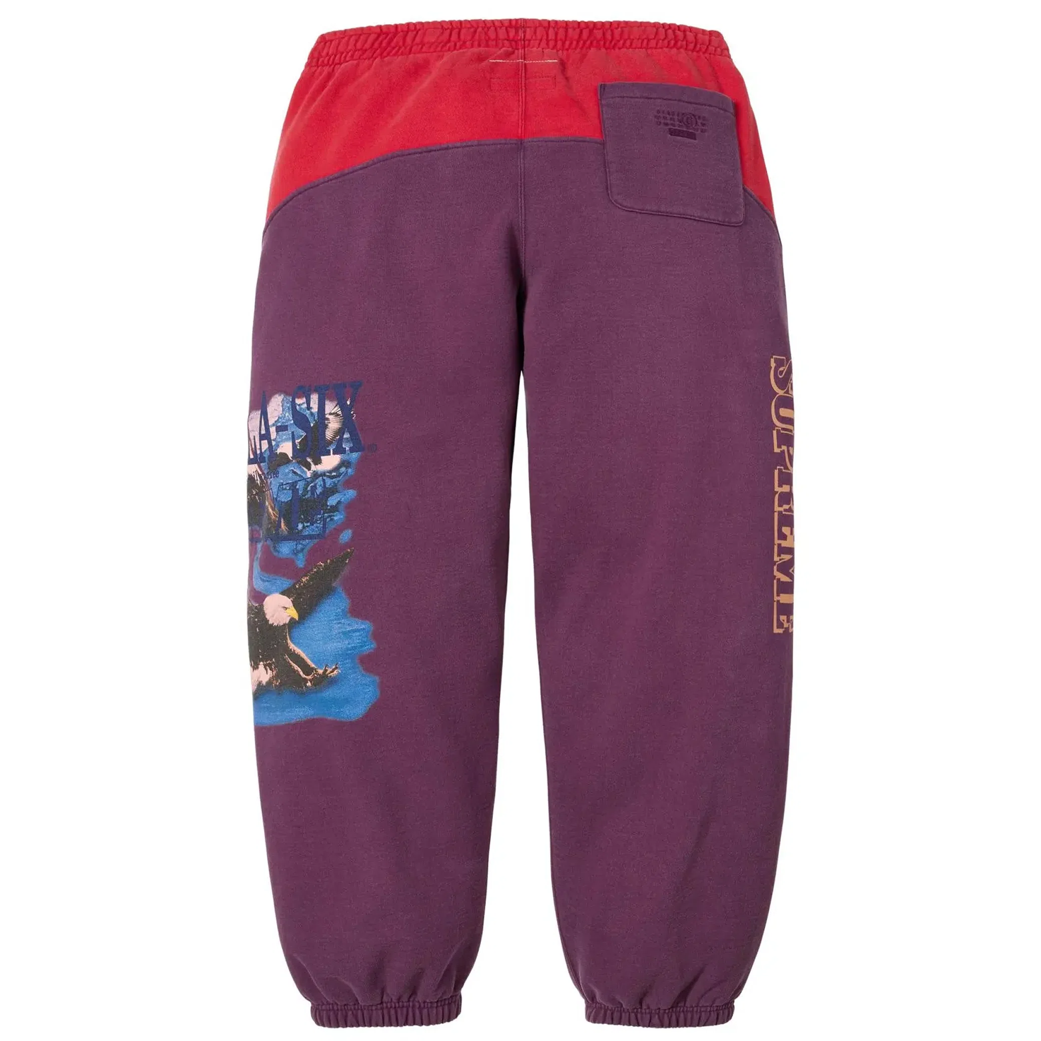 Штаны Supreme MM6 Maison Margiela x Eagle Sweatpant "Purple" | Farsel