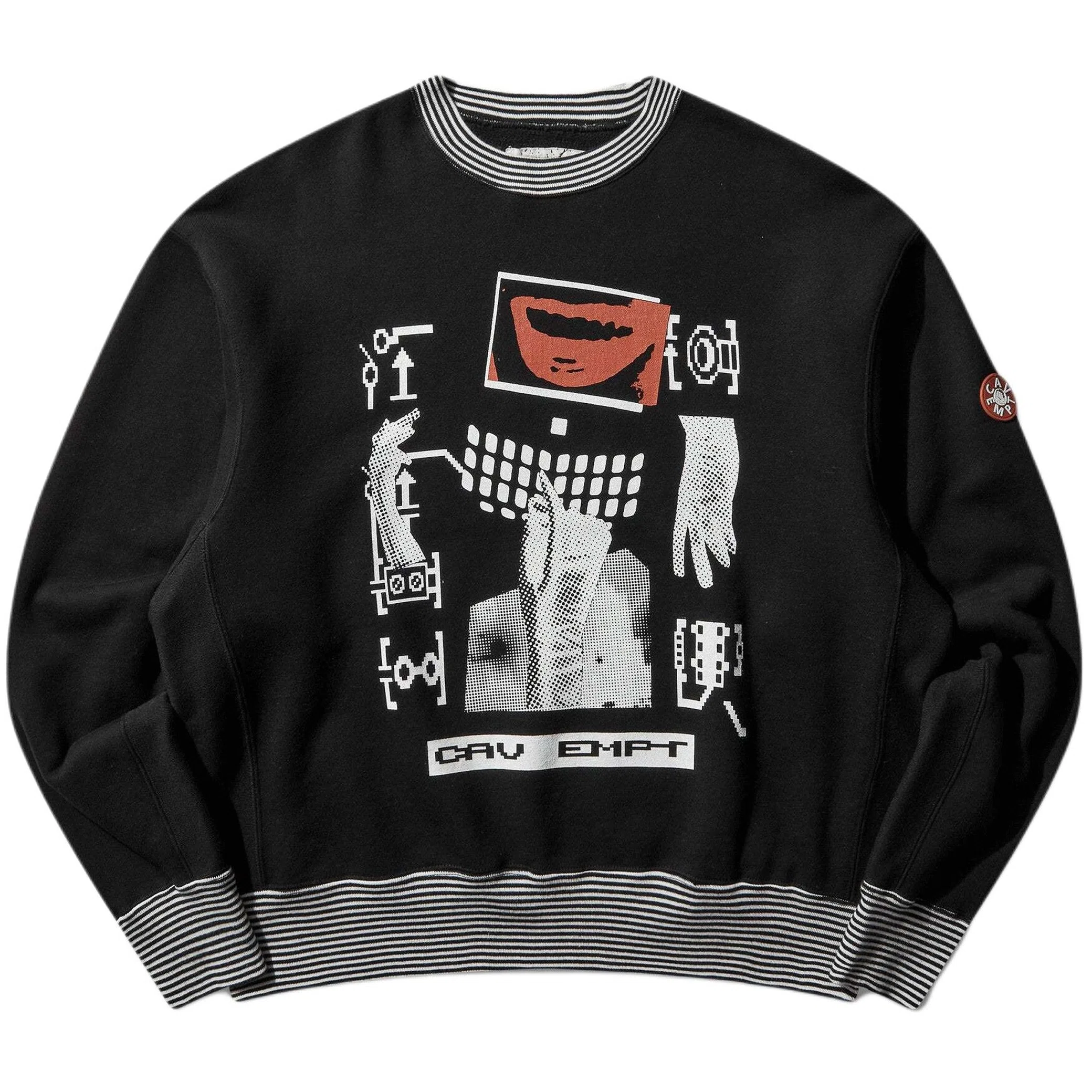 Свитшоты Cav Empt Lips Display Crew Neck "Black" | Farsel