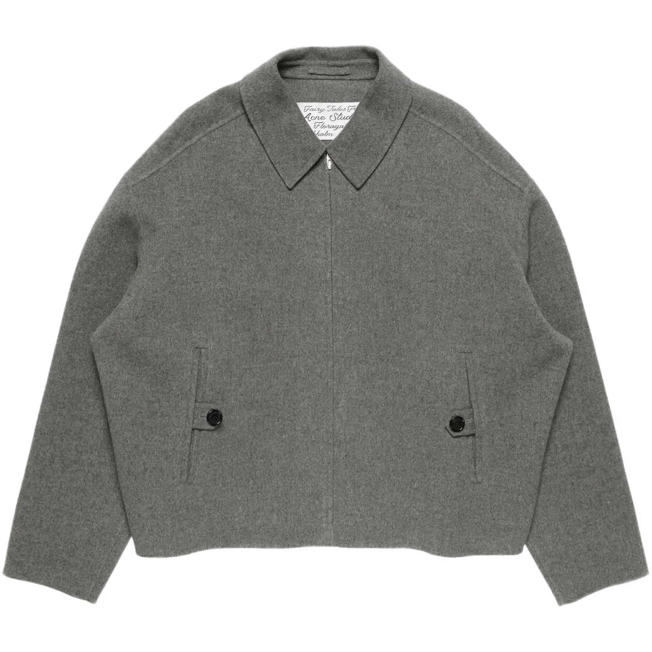 Куртки Acne Studios Cashmere Jacket "Grey Melange" | Farsel