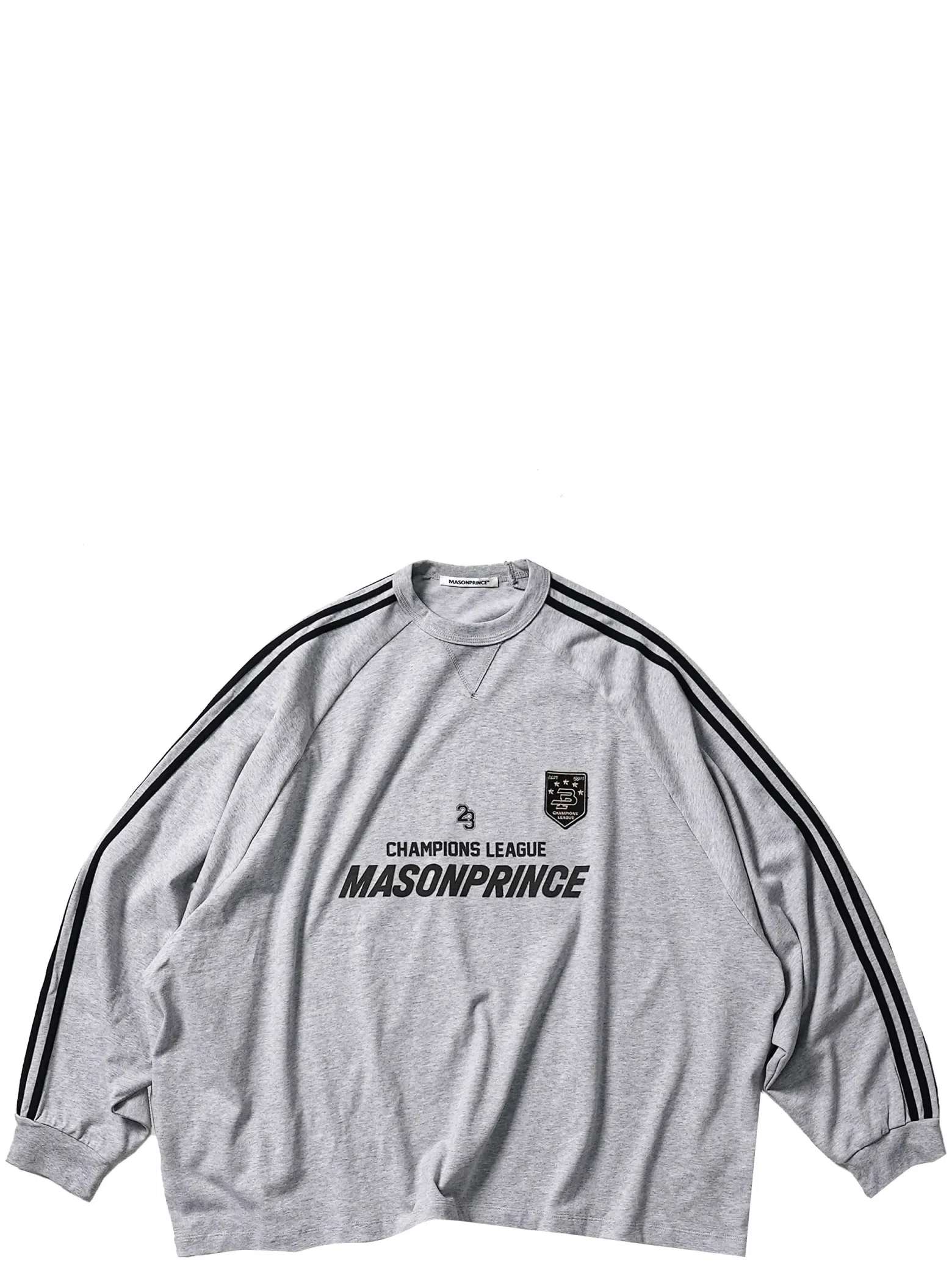 Лонгсливы MASONPRINCE League Tee "Grey" | Farsel