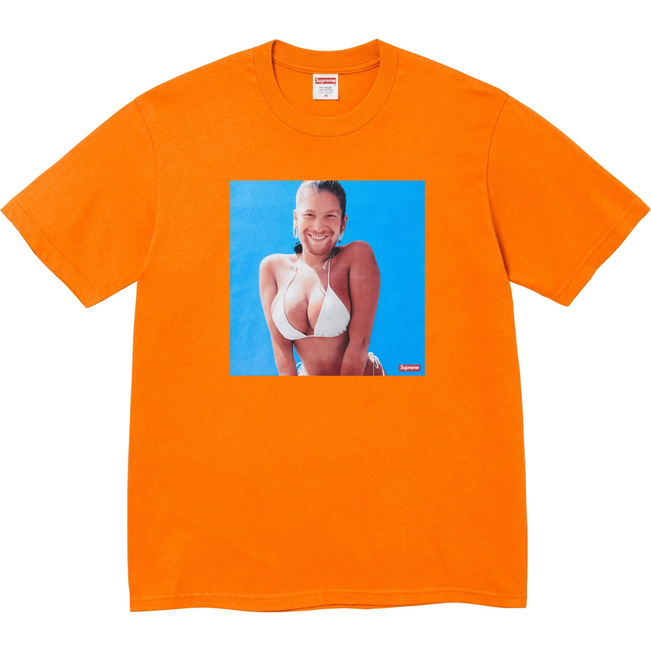 Футболки Supreme SS25 Aphex Twin Windowlicker Week1 Tee "Orange" | Farsel
