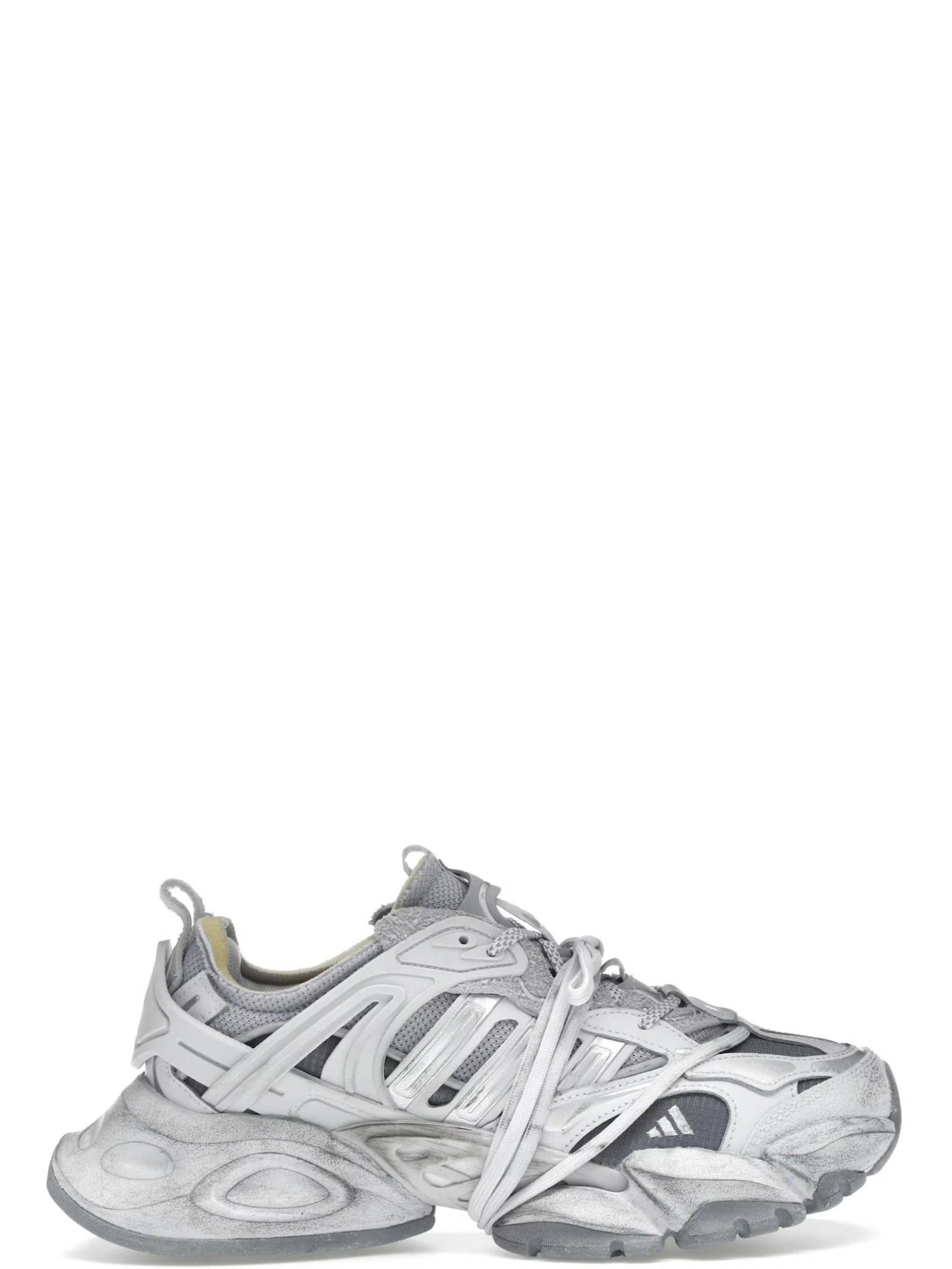 Кроссовки Adidas XLG Runner Deluxe "Gray Silver Metallic" | Farsel