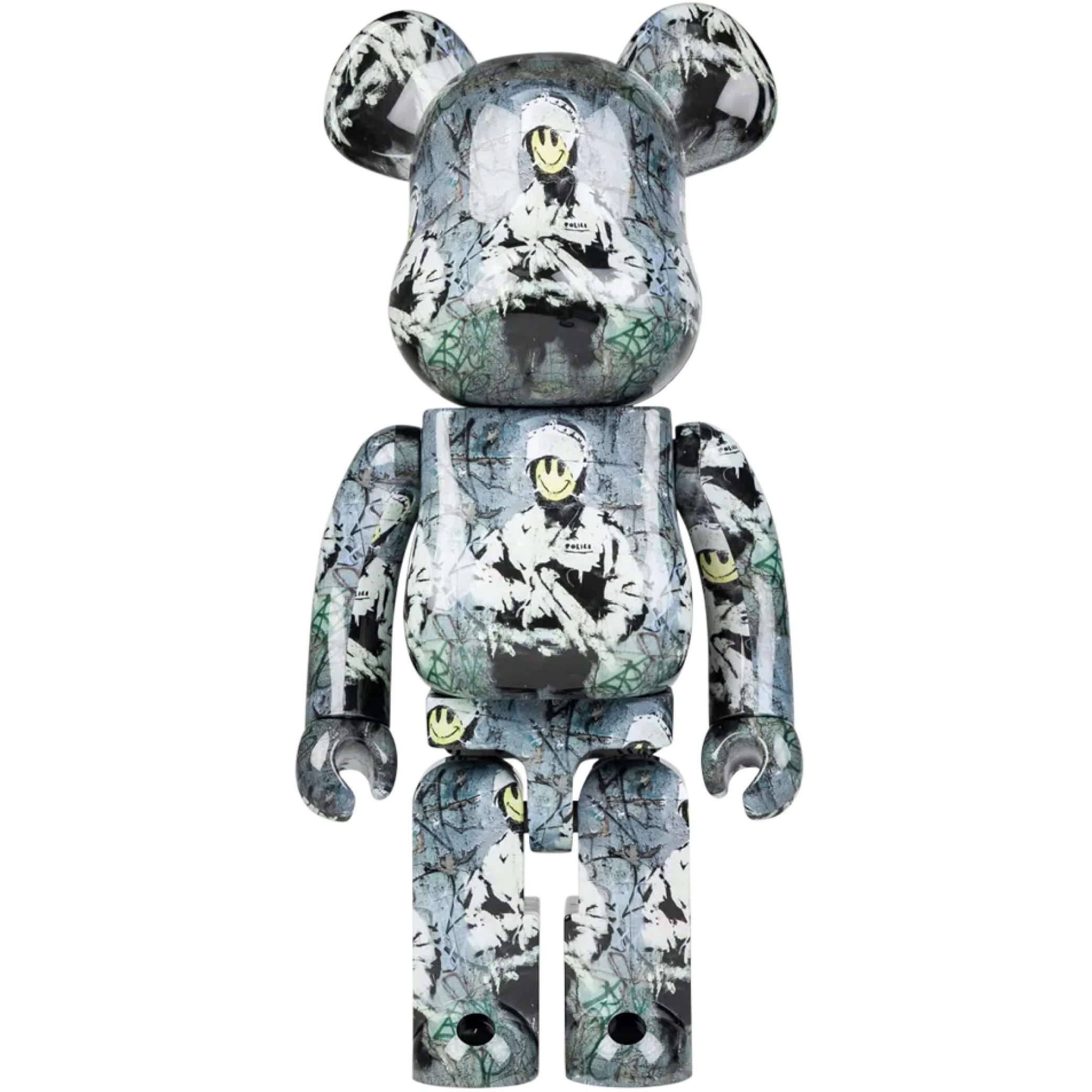  Medicom Toy Bearbrick Riot Cop "1000%" | Farsel