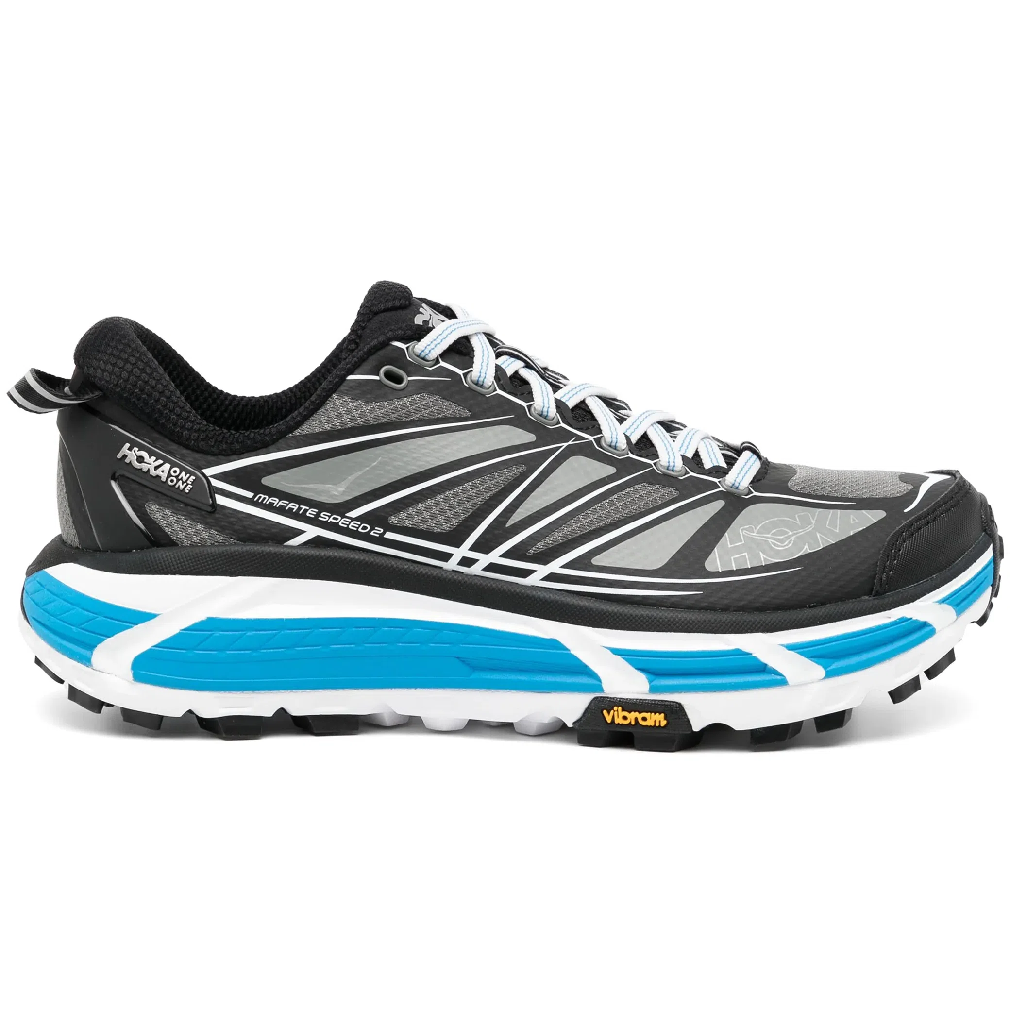 Кроссовки HOKA Mafate Speed 2 "Black White Blue" | Farsel