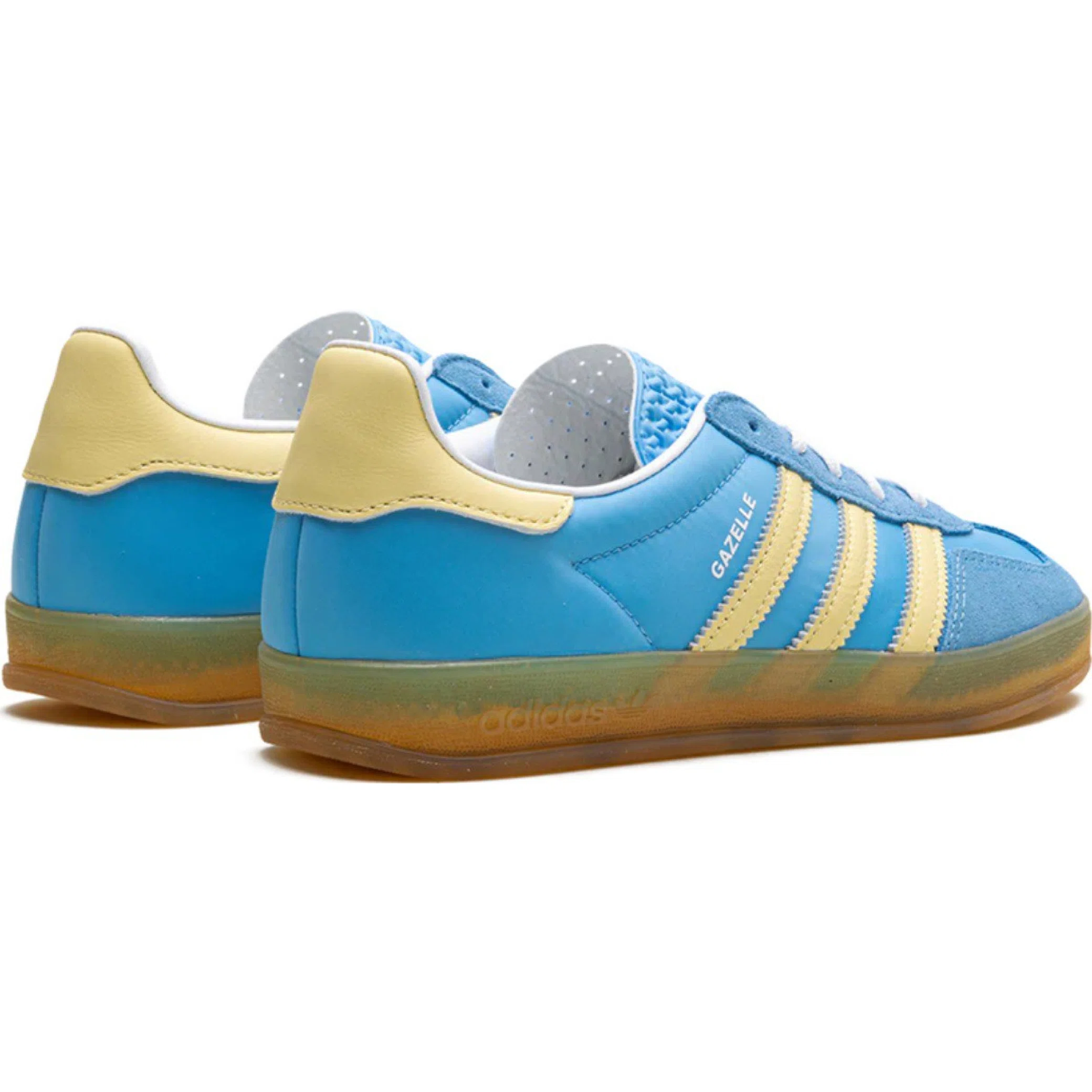 Кроссовки Adidas Gazelle Indoor WMNS "Semi Blue Burst Almost Yellow" | Farsel