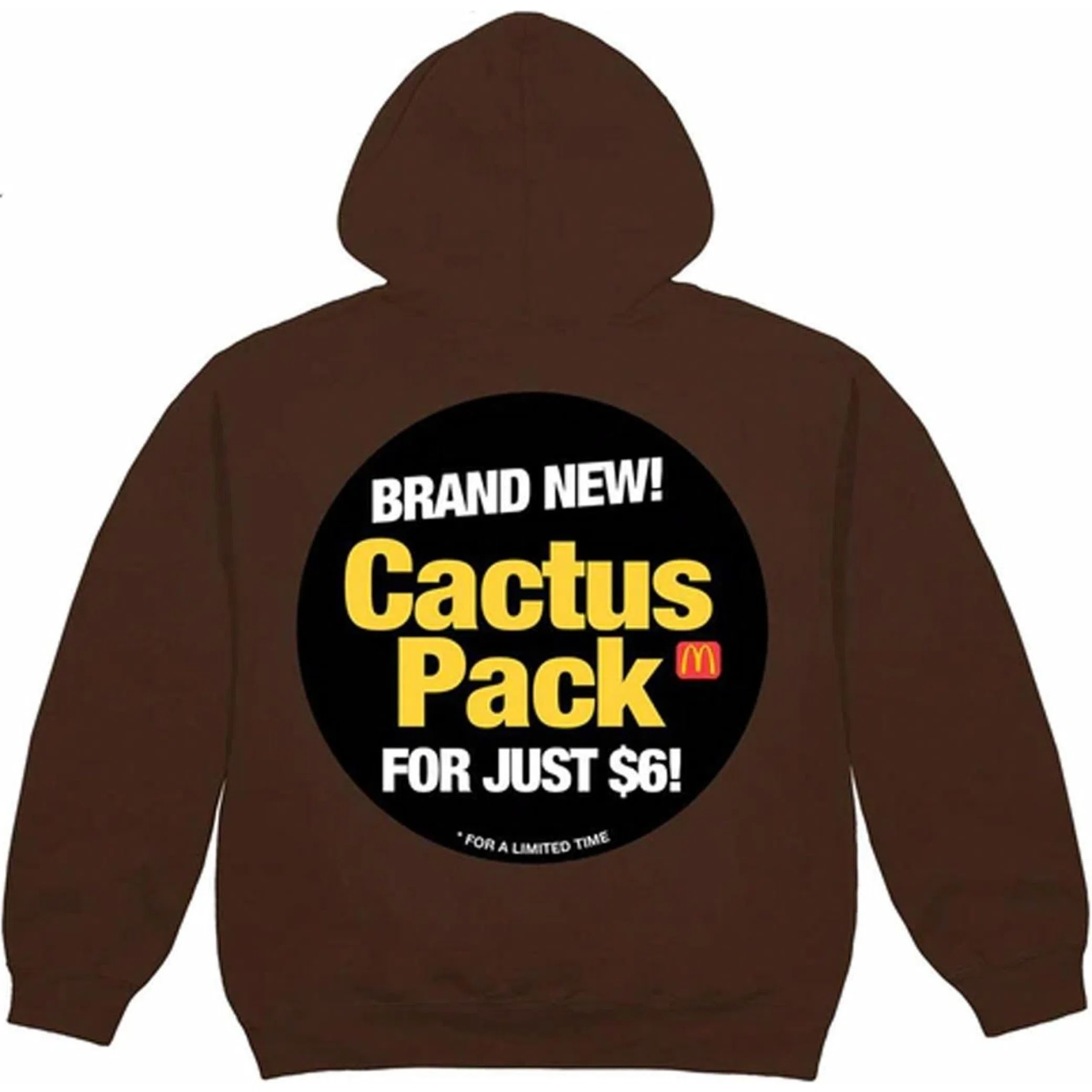 Худи Travis Scott FW20 McDonald's Cactus Pack Sticker Hoodie "Brown" | Farsel