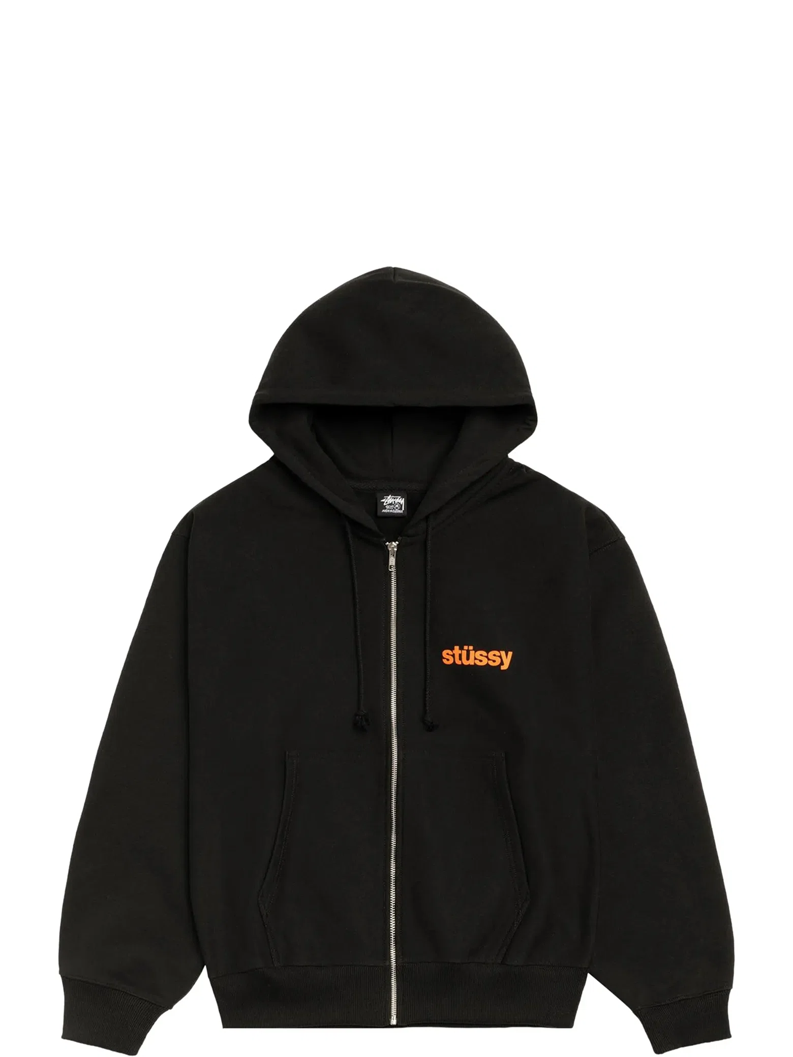 Худи Stussy Built Tough Zip Hoodie "Black" | Farsel