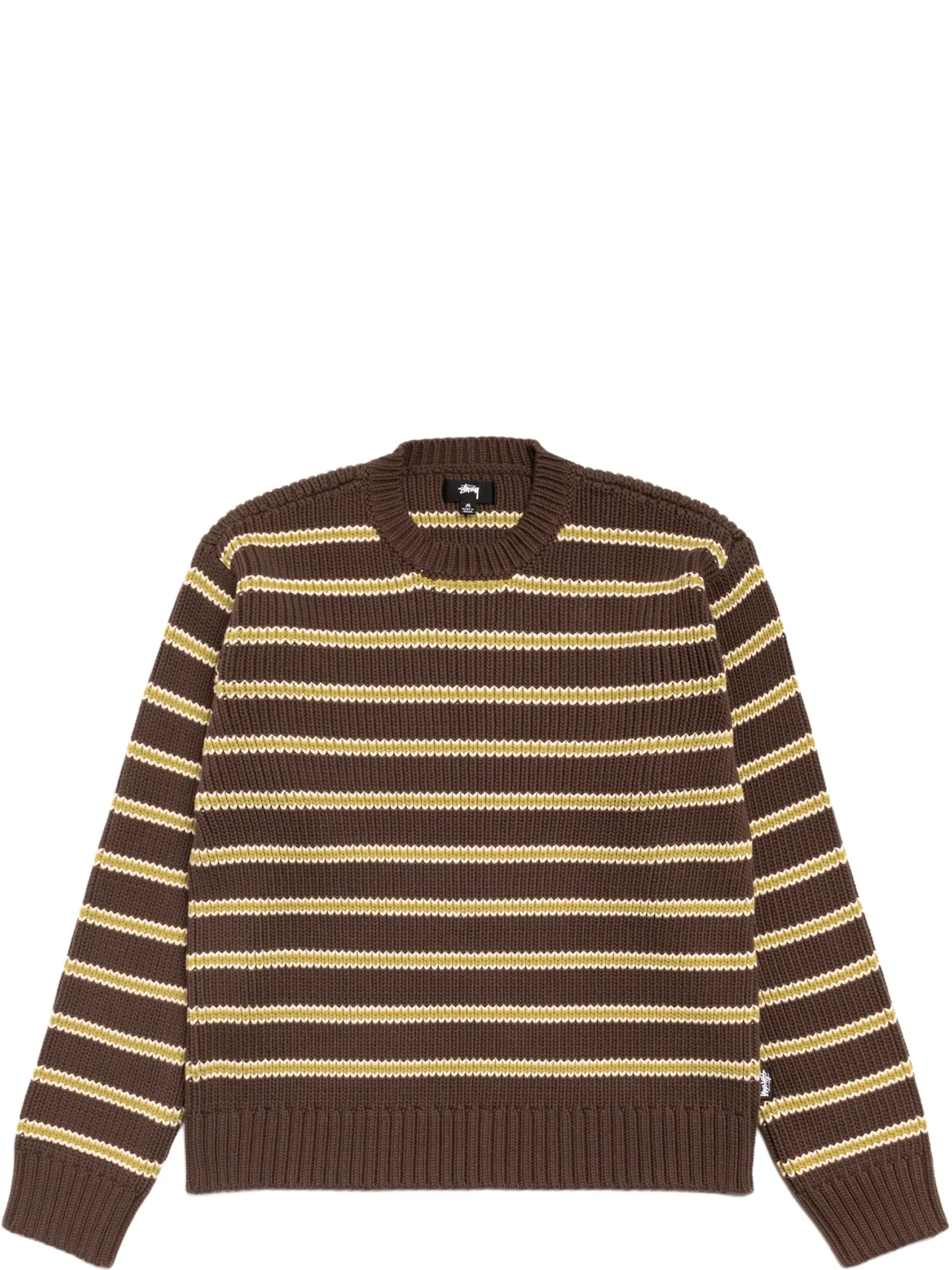 Свитеры Stussy Stripe Knit Crew "Forest" | Farsel
