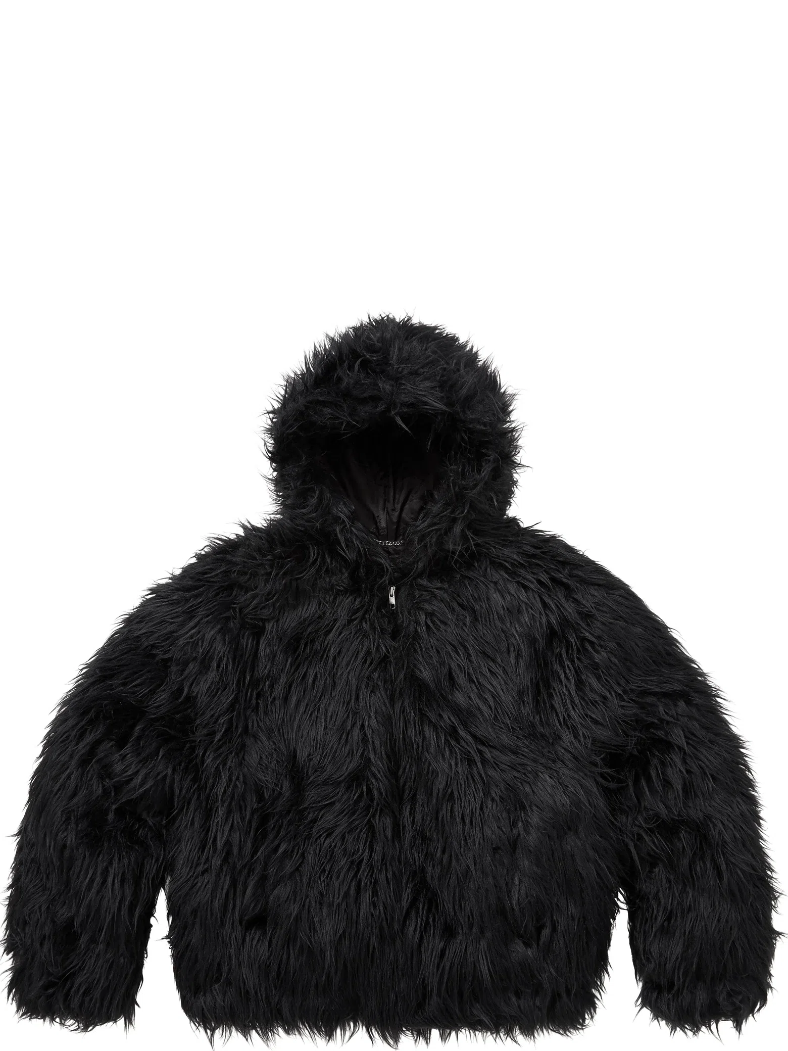 Куртки Supreme FW25 Y’s by Yohji Yamamoto Faux Fur WINDSTOPPER Hooded Bomber Jacket "Black" | Farsel