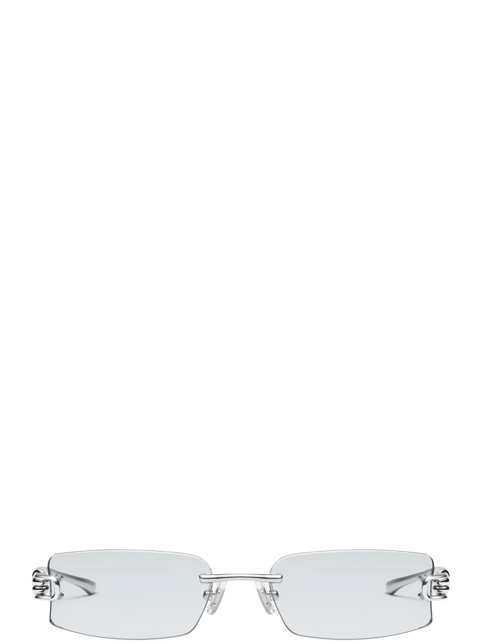 Очки Gentle Monster Gamot 02 GR "Silver / Green" | Farsel