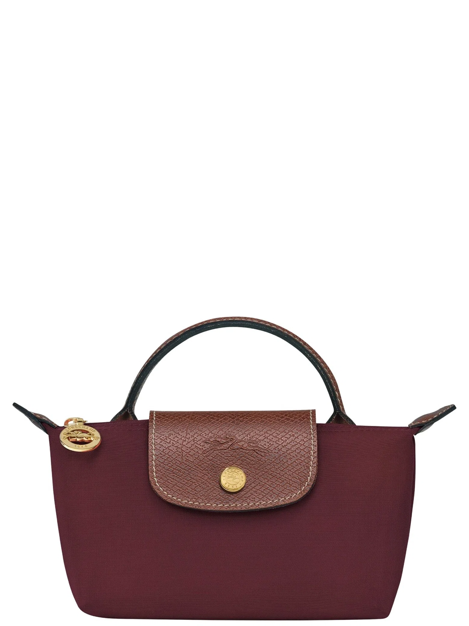 Сумки Longchamp Le Pliage Green Pouch With Handle "Burgundy" | Farsel