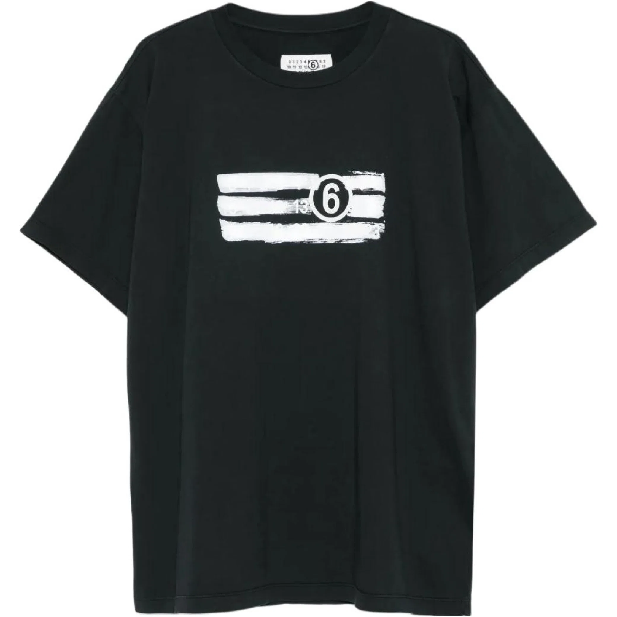  Maison Margiela MM6 Numeric Crewneck T-Shirt "Black" | Farsel