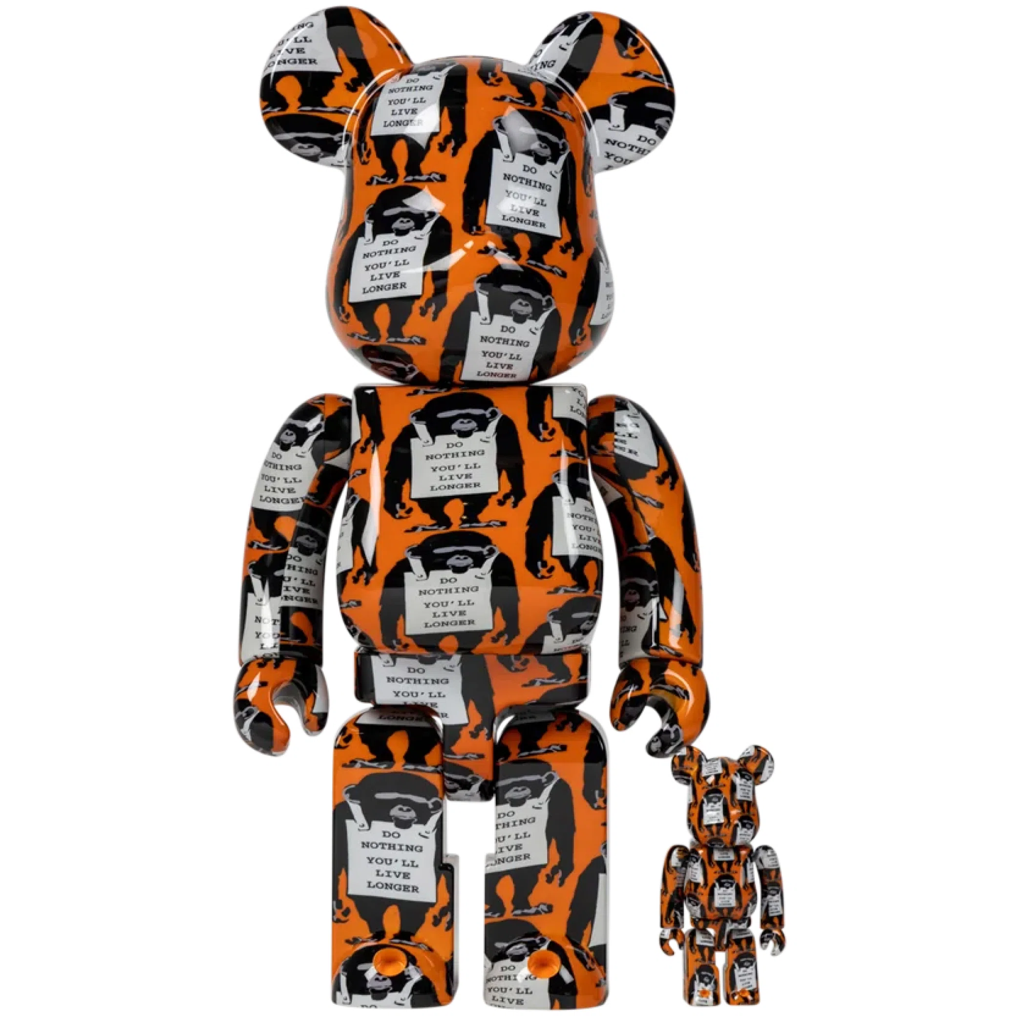  Medicom Toy Monkey Sign Bearbrick "100% and 400%" | Farsel