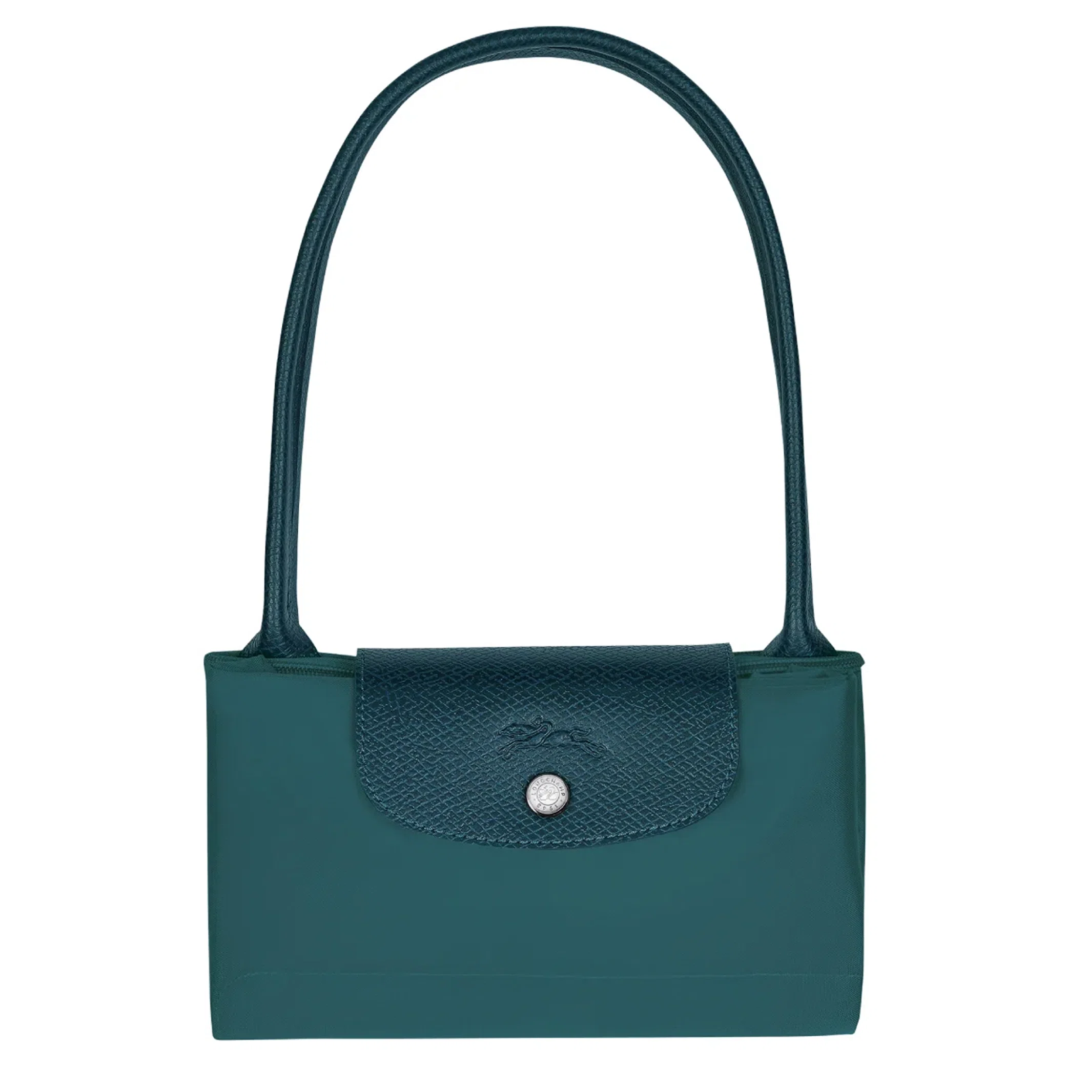 Сумки Longchamp Le Pliage Green Recycled Canvas M Shoulder Bag "Peacock" | Farsel