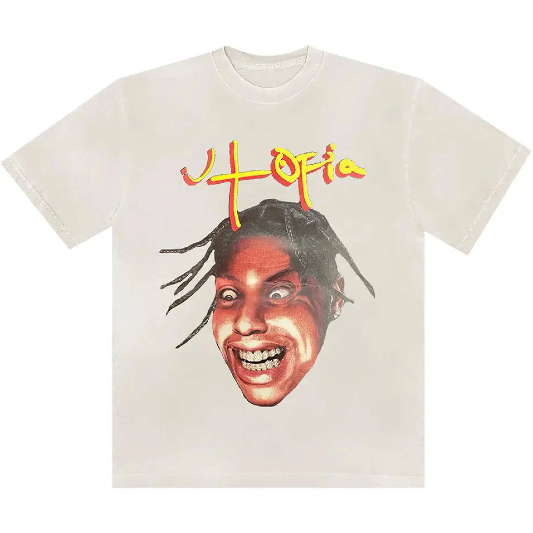 Футболки Travis Scott SS23 Utopia Tee 3 "Off White" | Farsel