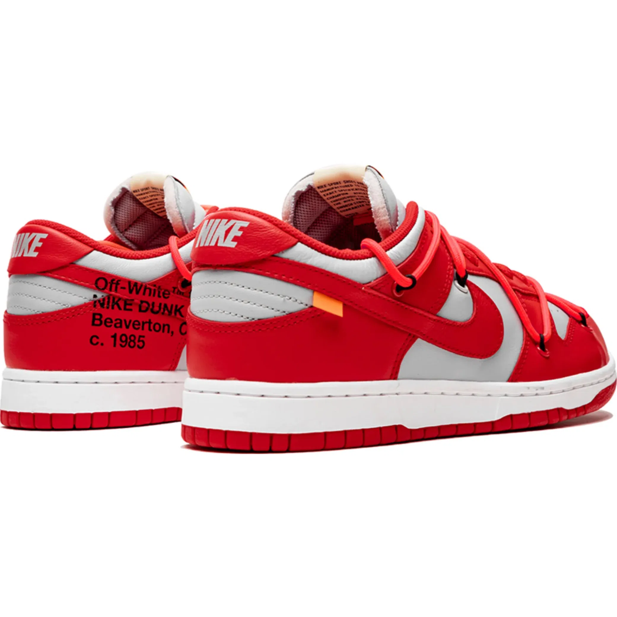 Кроссовки Nike Dunk Low "Off-White - University Red" | Farsel