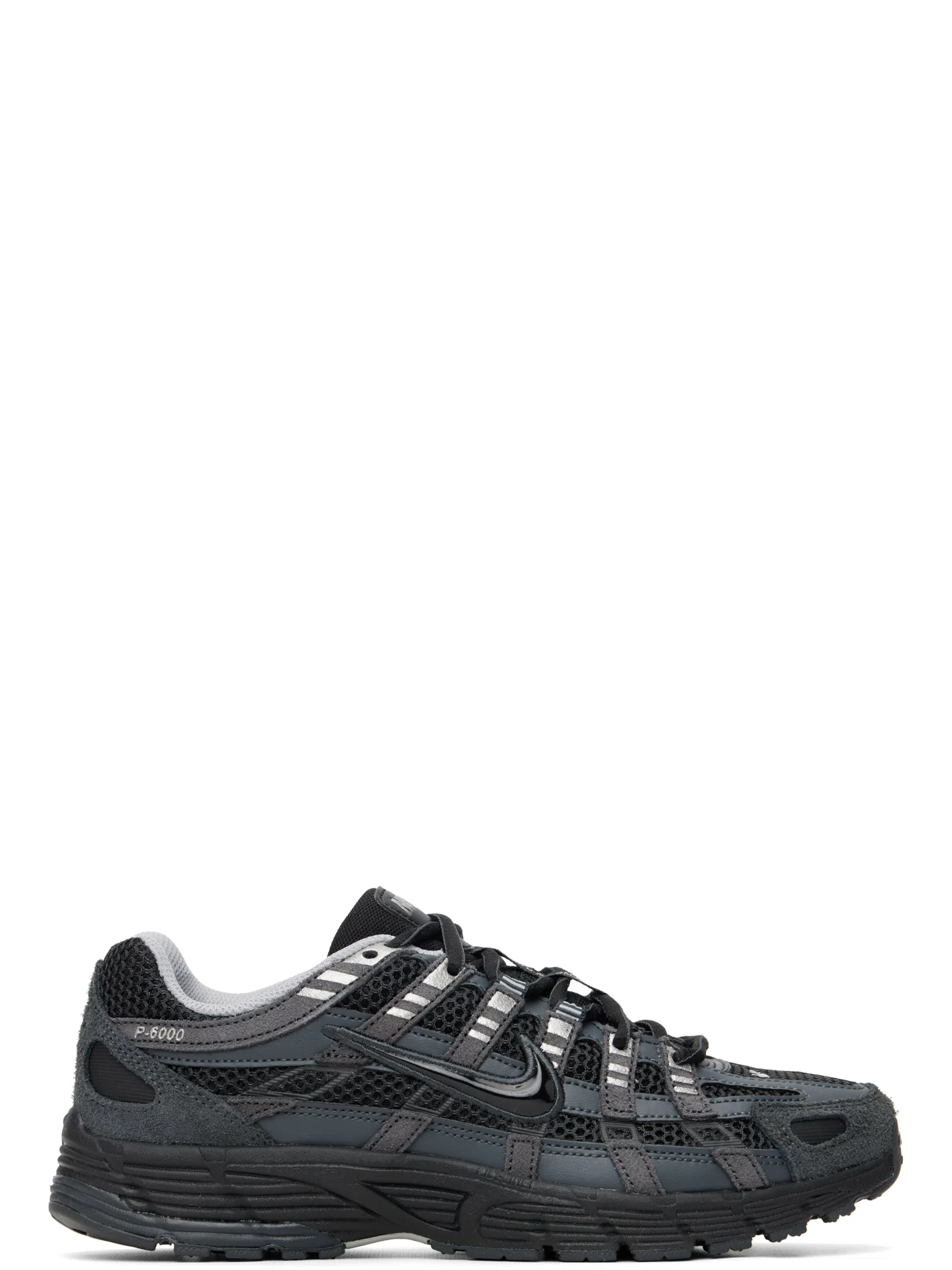 Кроссовки Nike P-6000 Suede "Anthracite Chrome Metallic Silver Black" | Farsel
