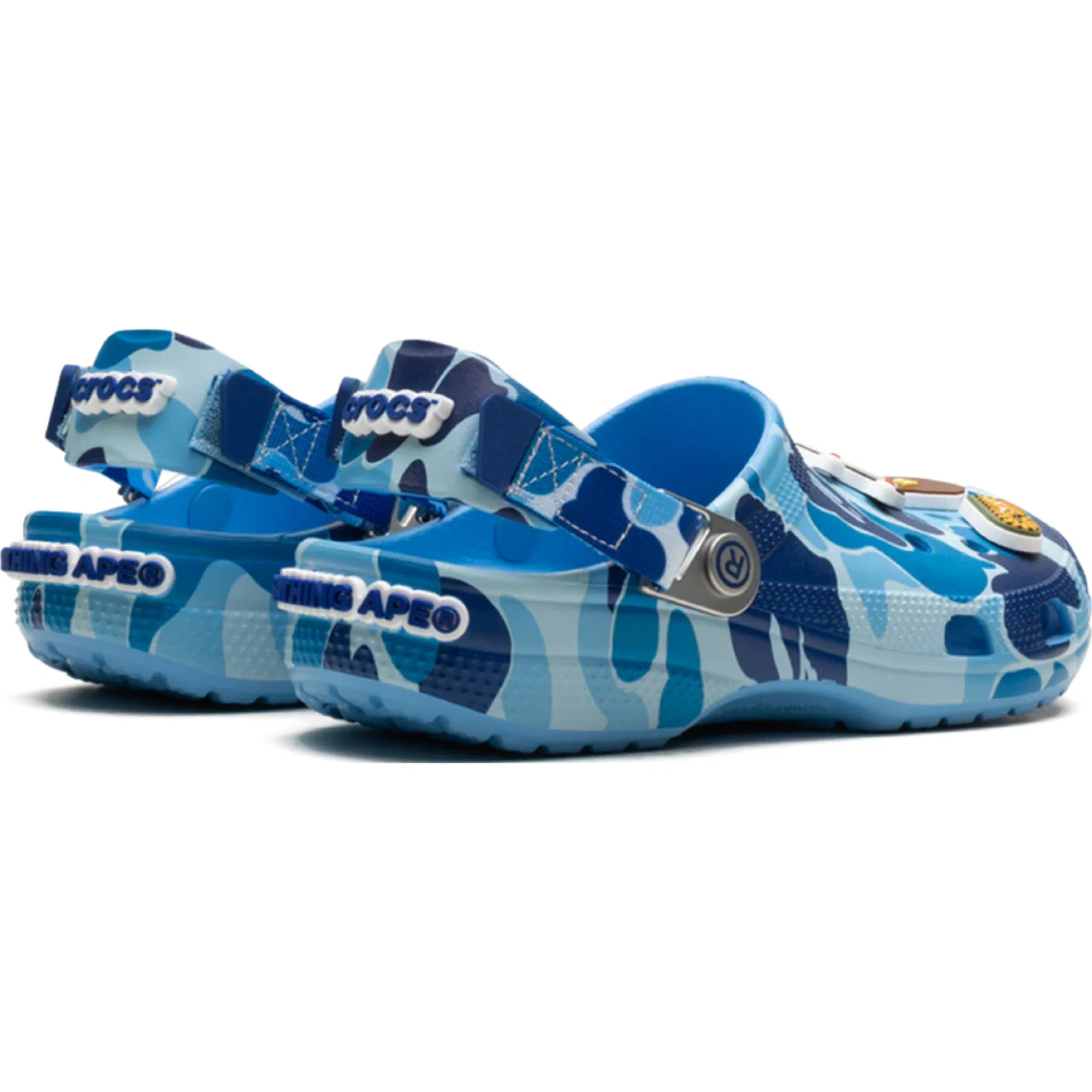 Сабо Crocs Classic Clog A Bathing Ape ABC "Camo Blue" | Farsel
