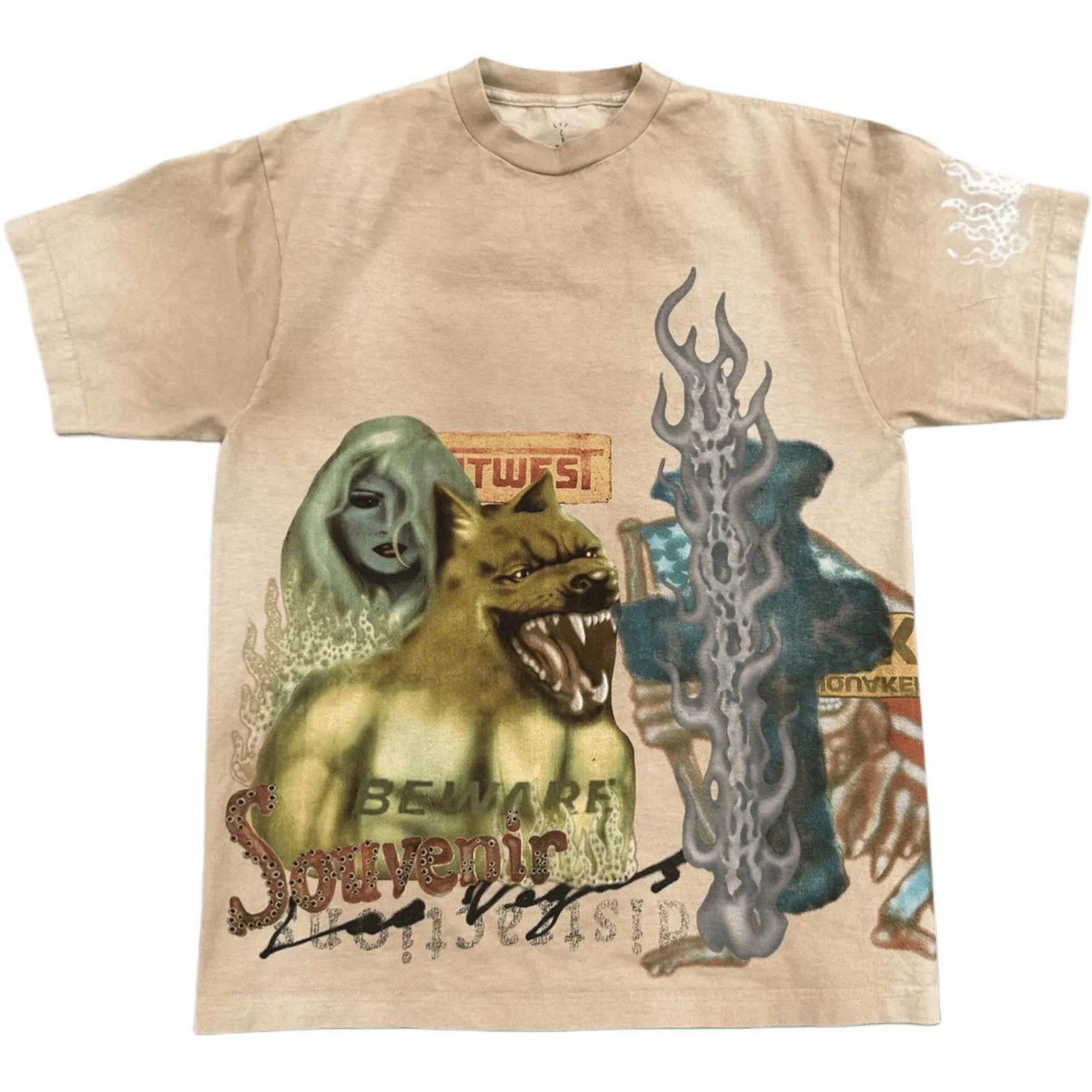 Футболки Travis Scott FW24 Bazaar Souvenir Tee "Multicolor" | Farsel