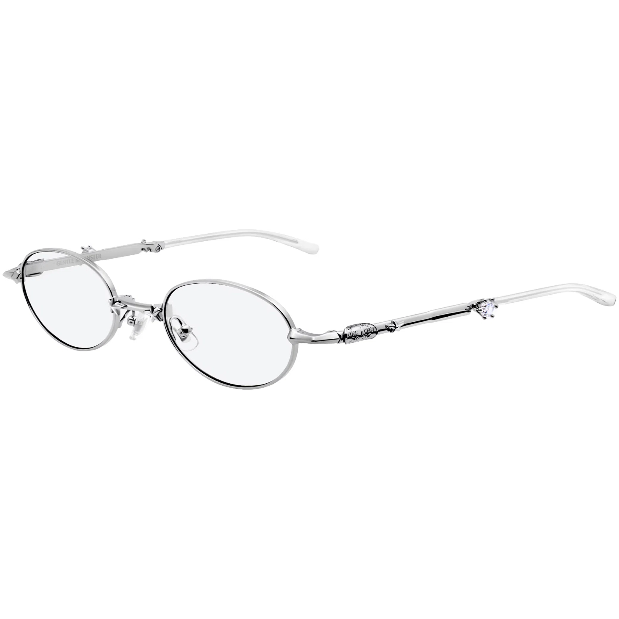 Очки Gentle Monster Pico 02 Glasses "Silver / Clear" | Farsel