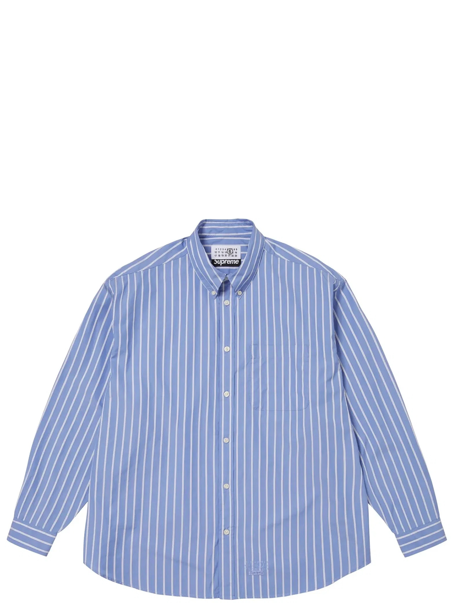Рубашки Supreme SS26 MM6 Maison Margiela x Stripe Shirt "Blue" | Farsel