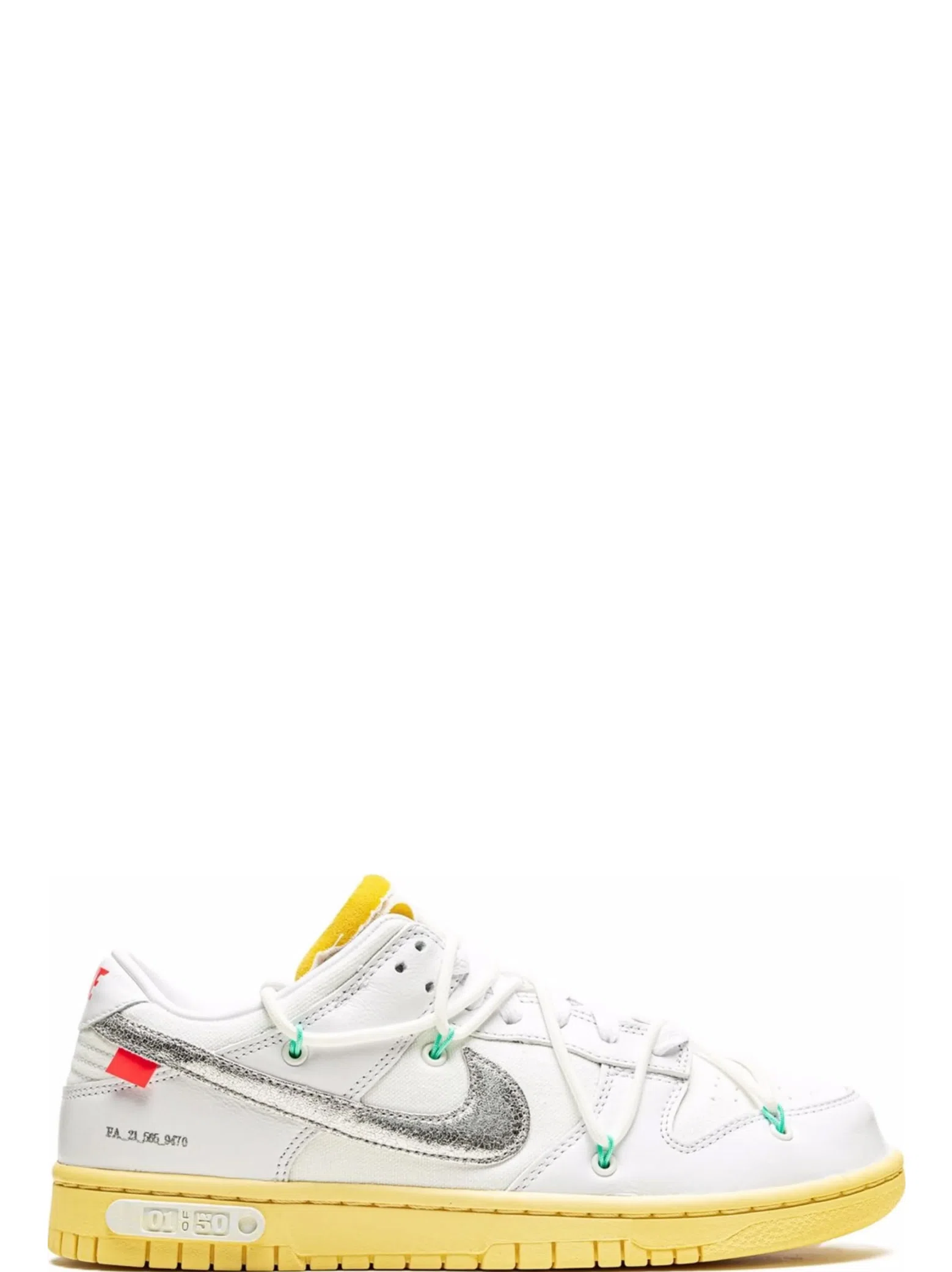 Кроссовки Nike Dunk Low "Off-White - Lot 1" | Farsel