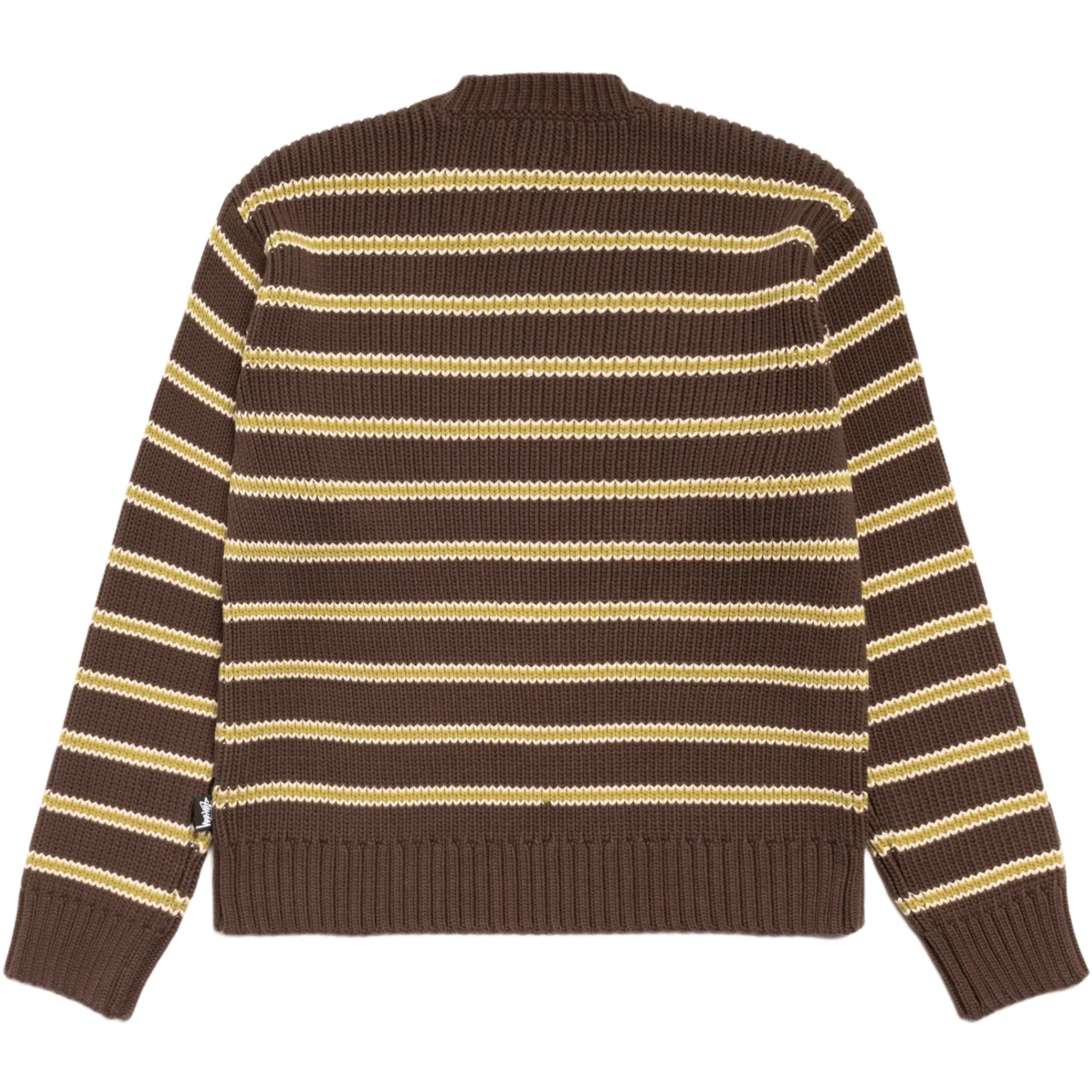 Свитеры Stussy Stripe Knit Crew "Forest" | Farsel