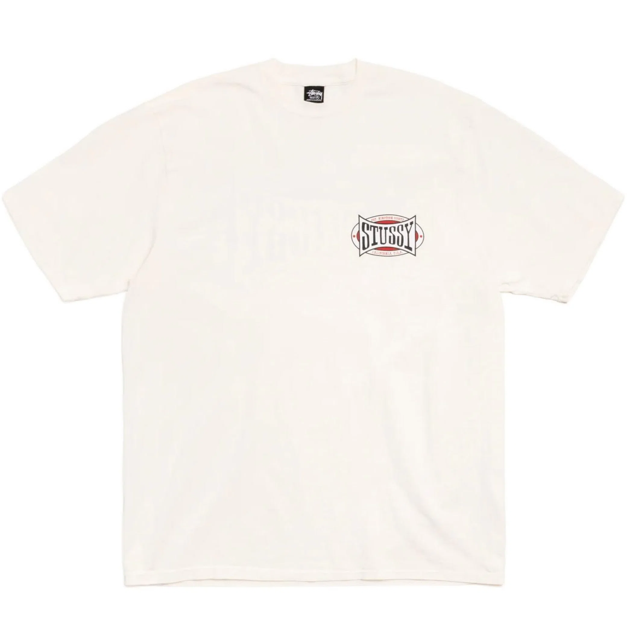 Футболки Stussy Champion Oval Tee Pigment Dyed "Natural" | Farsel