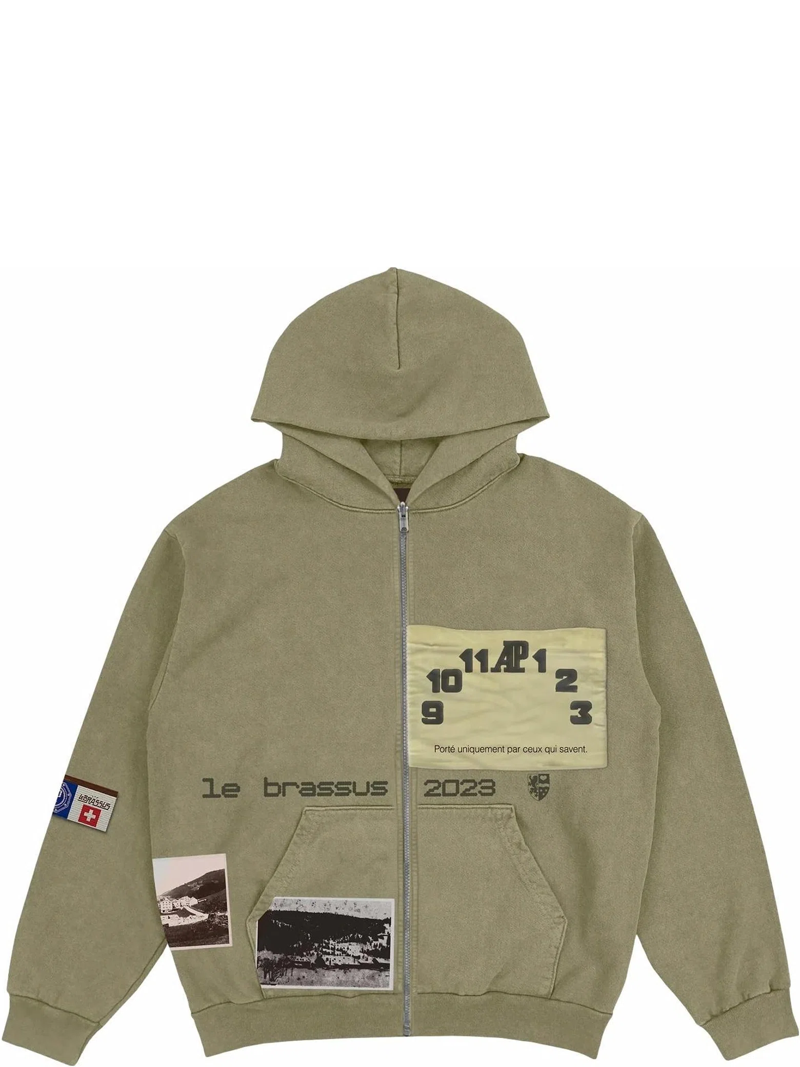 Худи Travis Scott FW23 Audemars Piguet Le Brassus Zip-Up Hoodie "Khaki Brown" | Farsel