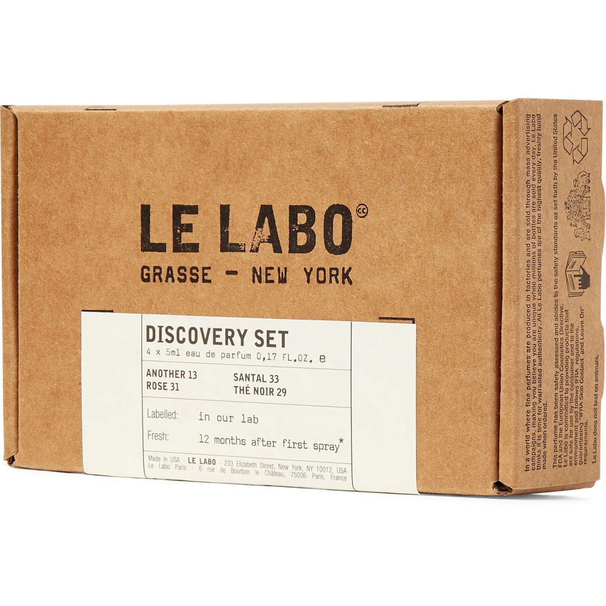 Парфюмы Le Labo Discovery Set "Another 31 / Rose 31 / Santal 33 / The Noir 29" 4x5ml | Farsel