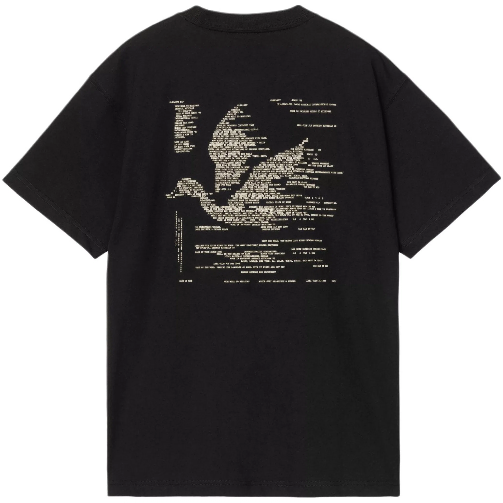 Футболки Carhartt WIP S/S Punched T-Shirt "Black" | Farsel