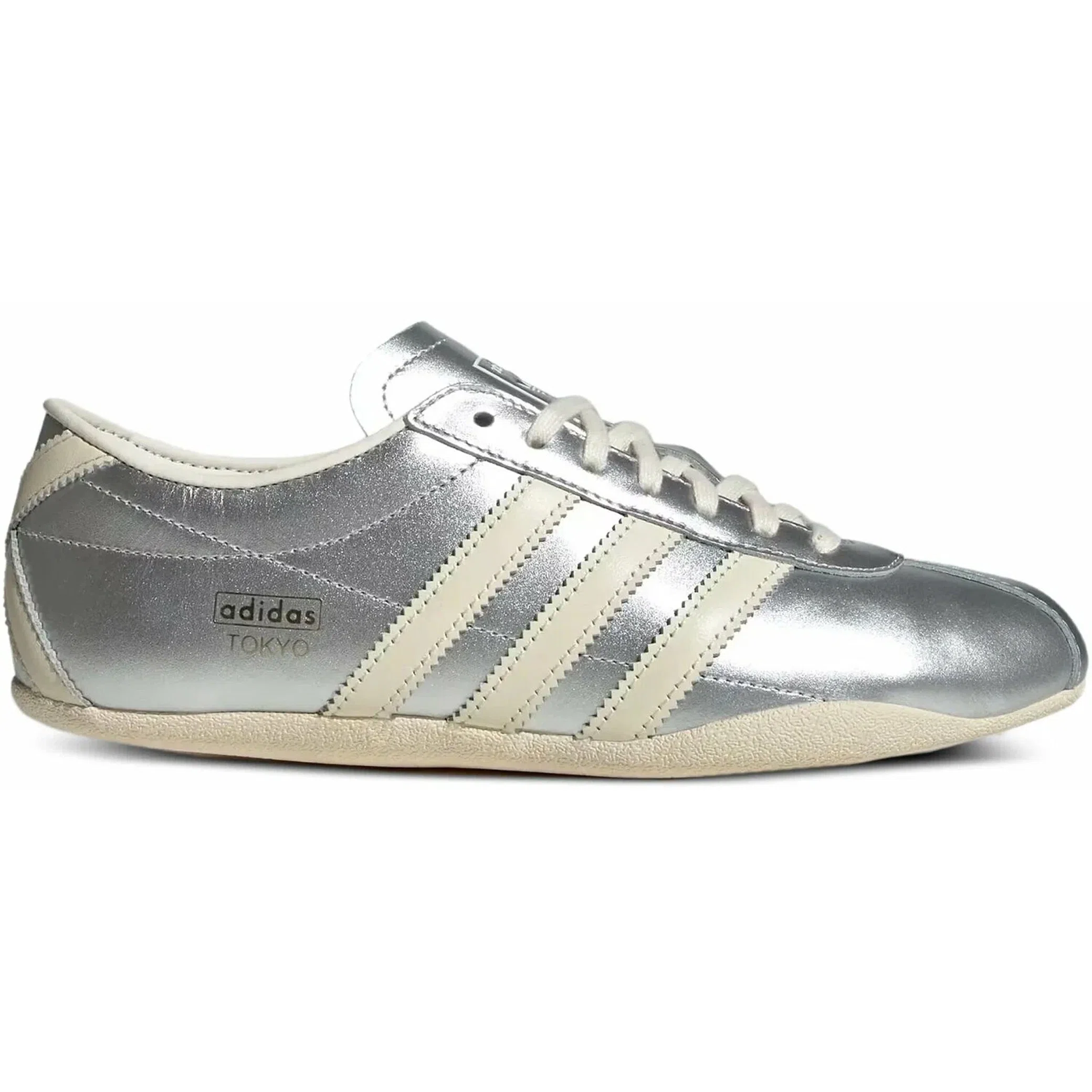 Кроссовки Adidas Tokyo "Silver Metallic / Cream White" | Farsel