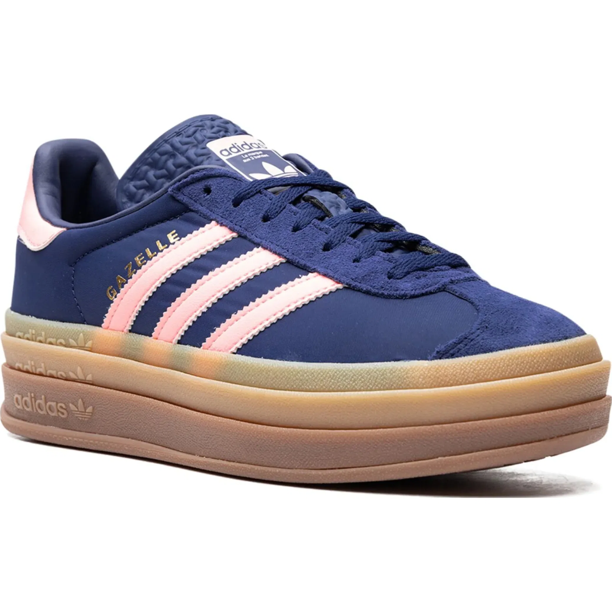  Adidas Gazelle Bold WMNS "Dark Blue Pink Spark" | Farsel