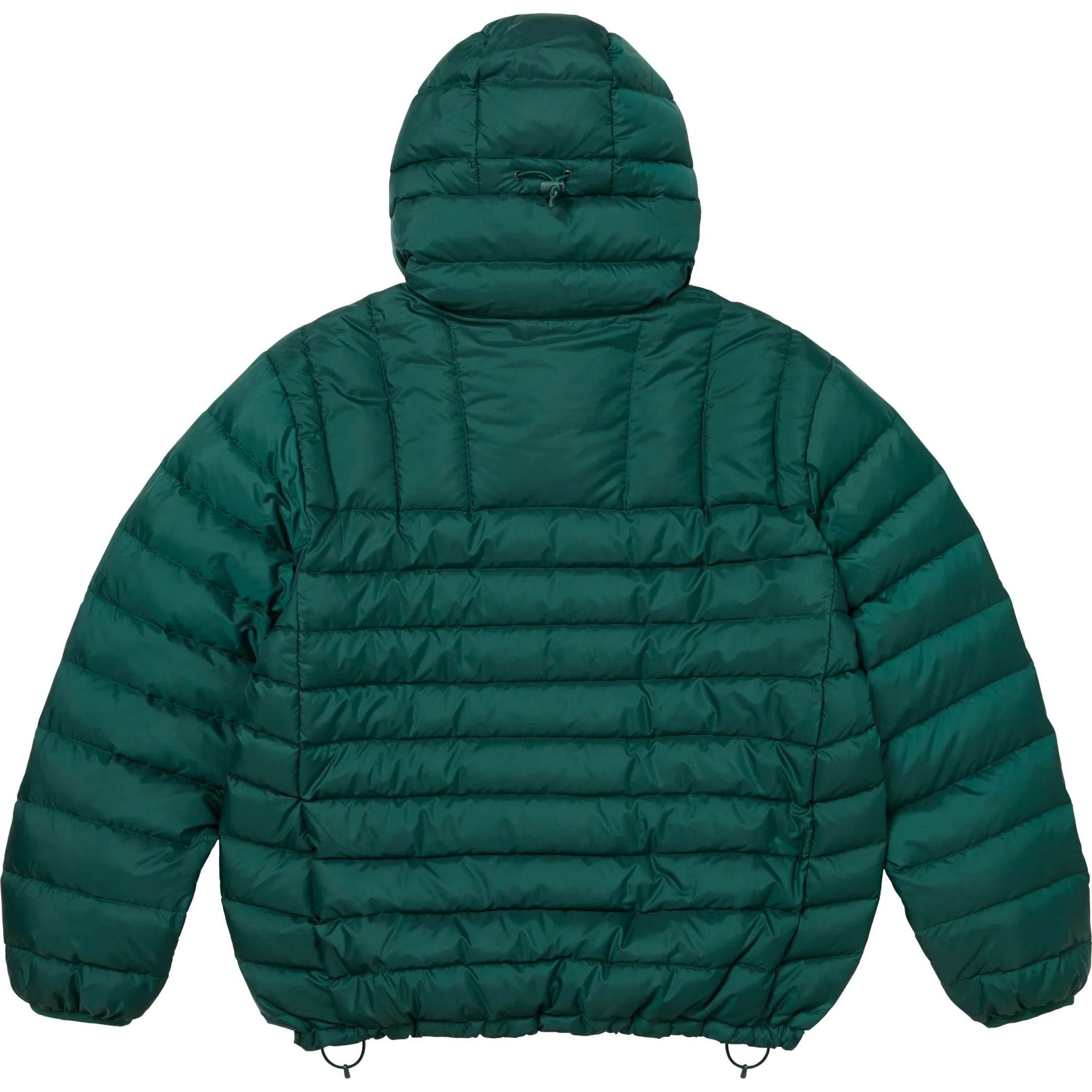 Куртки Supreme FW25 Micro Down Half Zip Hooded Pullover "Dark Green" | Farsel