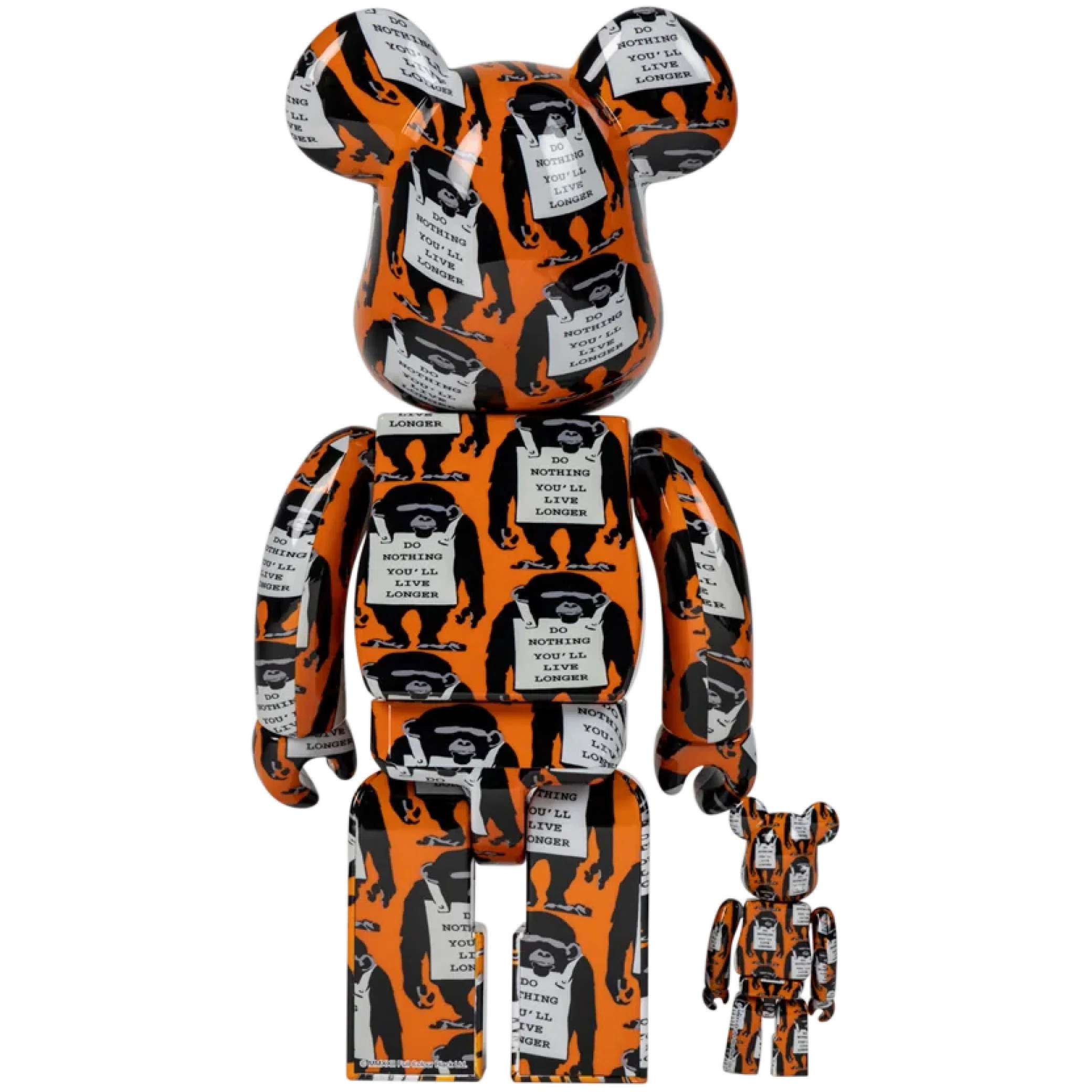  Medicom Toy Monkey Sign Bearbrick "100% and 400%" | Farsel
