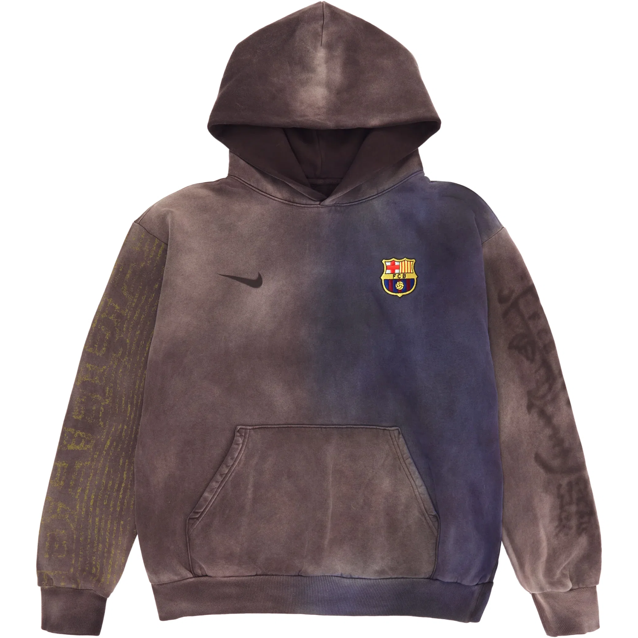 Худи Travis Scott CJ X NIKE X FCB SPLIT-DYE CREST HOODIE | Farsel