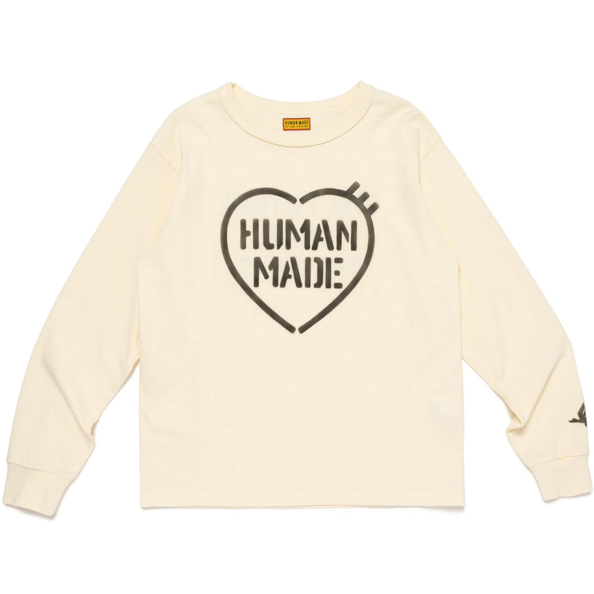 Лонгсливы Human Made Human Made Military L/S T-Shirt "Beige" | Farsel