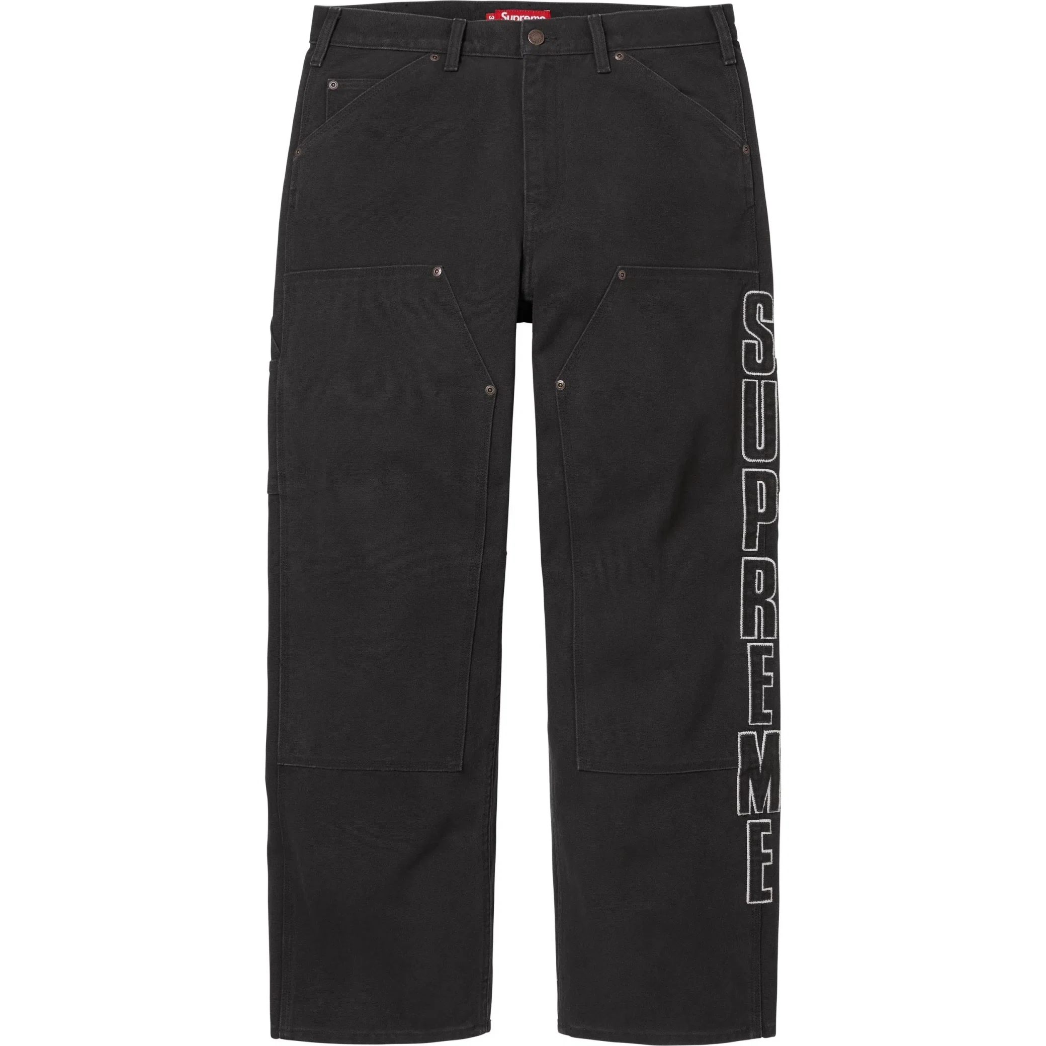 Джинсы Supreme FW25 Reflective Double Knee Pant "Black" | Farsel