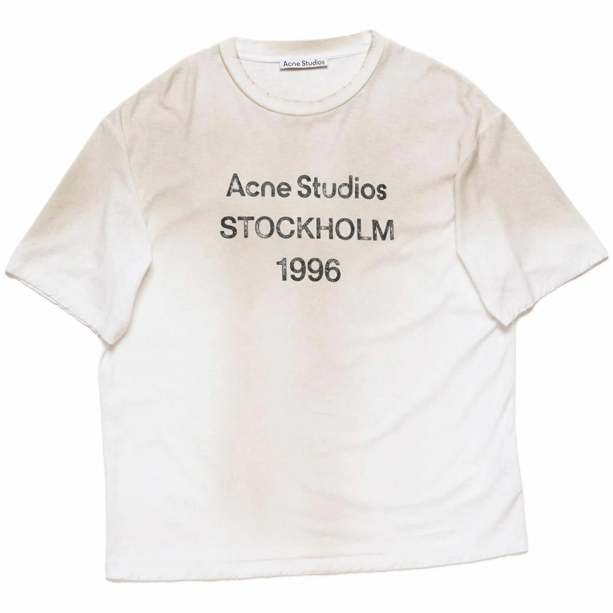 Футболки Acne Studios Logo T-Shirt "Beige" | Farsel