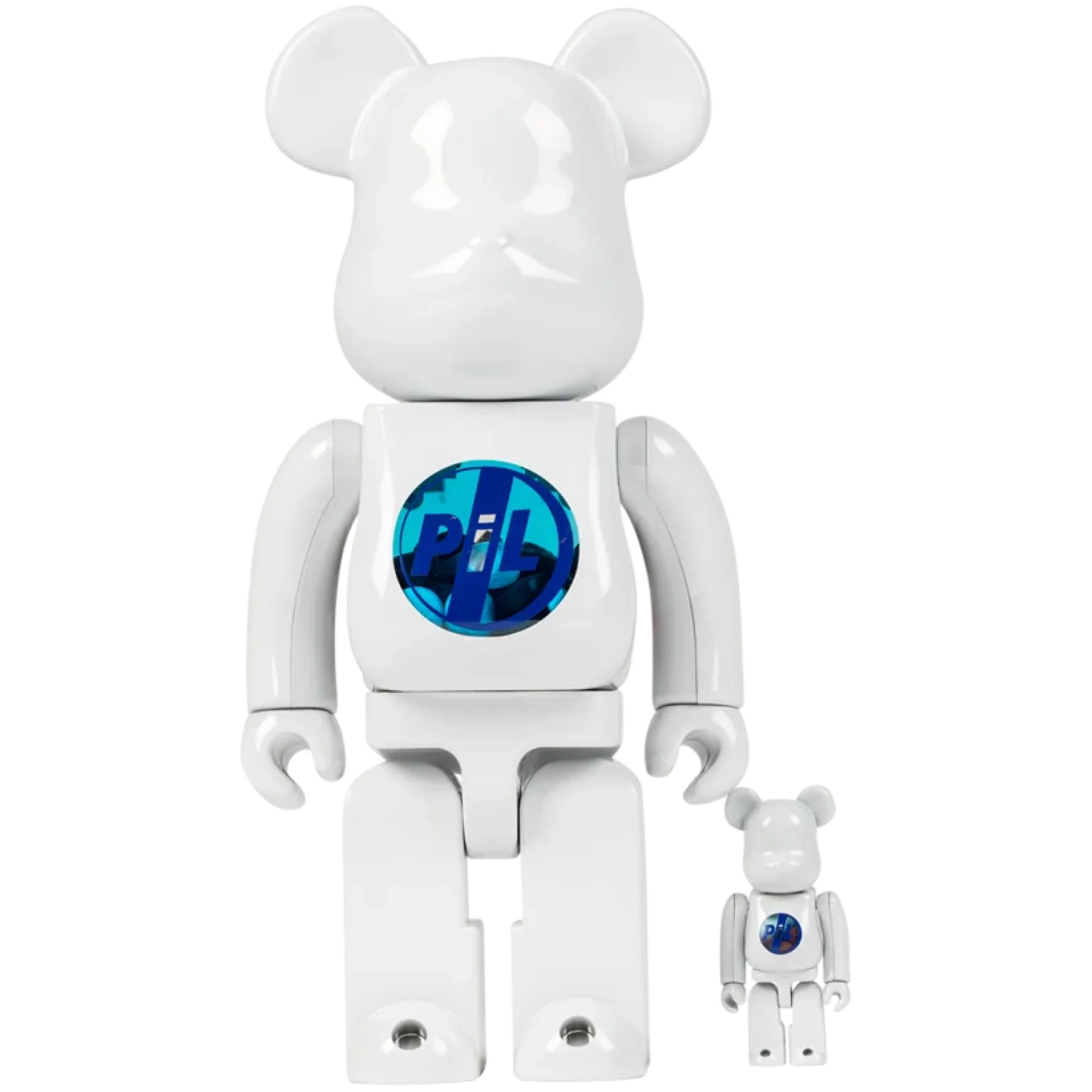  Medicom Toy Bearbrick PiL Chrome "100% and 400%" | Farsel