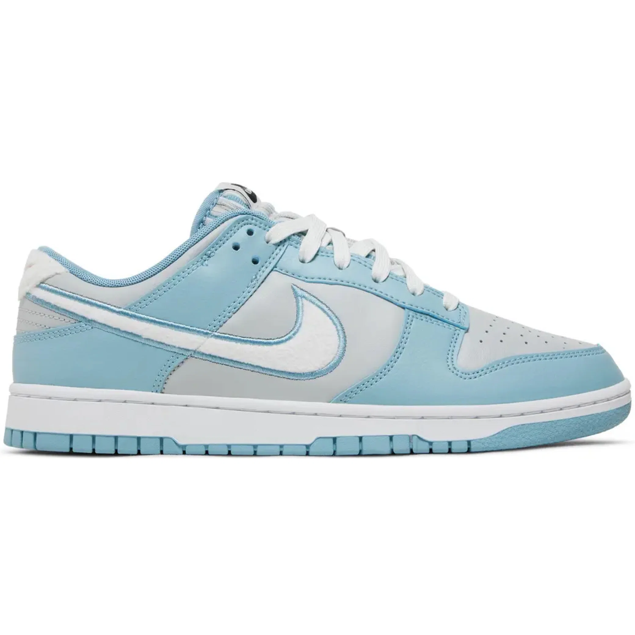 Кроссовки Nike Dunk Low Retro "Fleece Swoosh Worn Blue" | Farsel