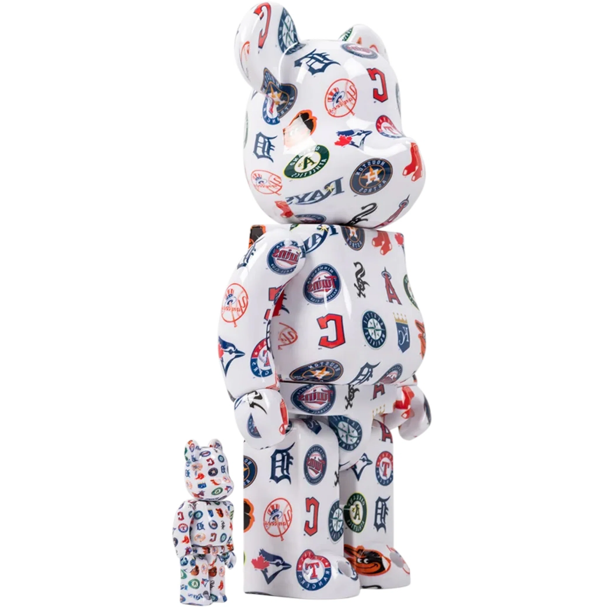 Игрушки Medicom Toy Bearbrick x MLB American League "100% & 400% Set" | Farsel