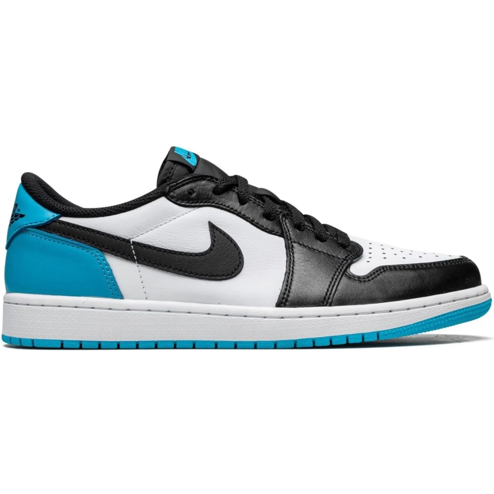 Кроссовки Nike Air Jordan 1 Retro Low OG "Black Dark Powder Blue" | Farsel