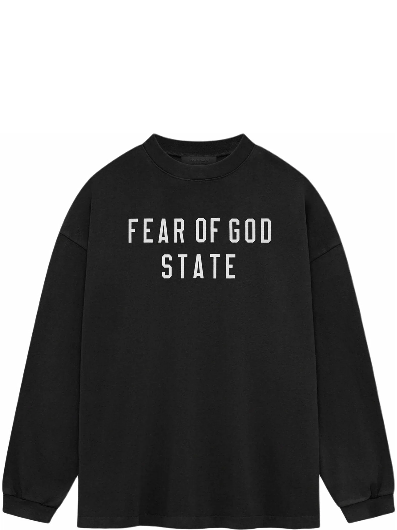 Лонгсливы Fear of God FW24 Essentials Heavy Long-Sleeve Tee "Black" | Farsel